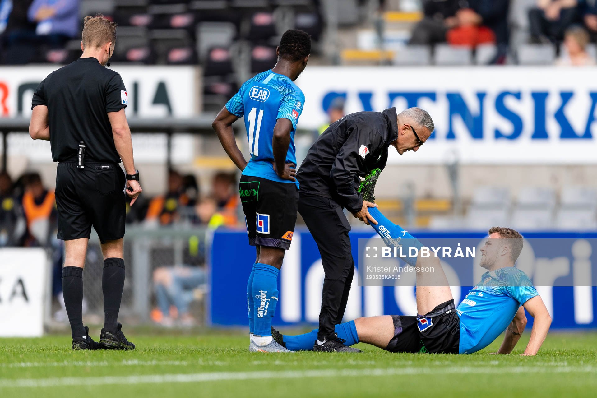 Halmstads Gabriel Gudmundsson med skada