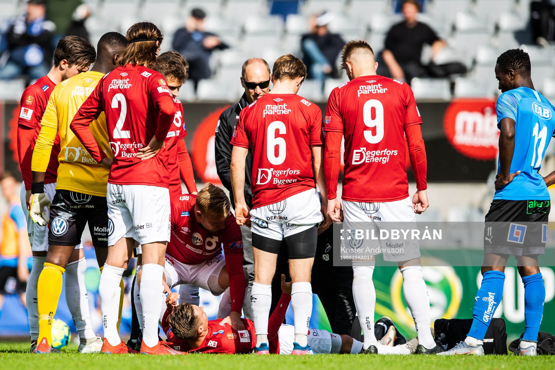 Degerfors Nikola Ladan skadar sig