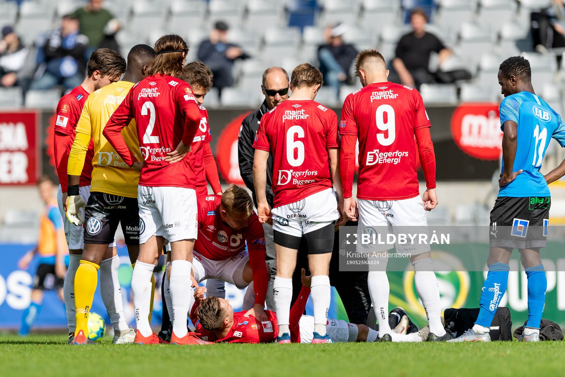 Degerfors Nikola Ladan med skada