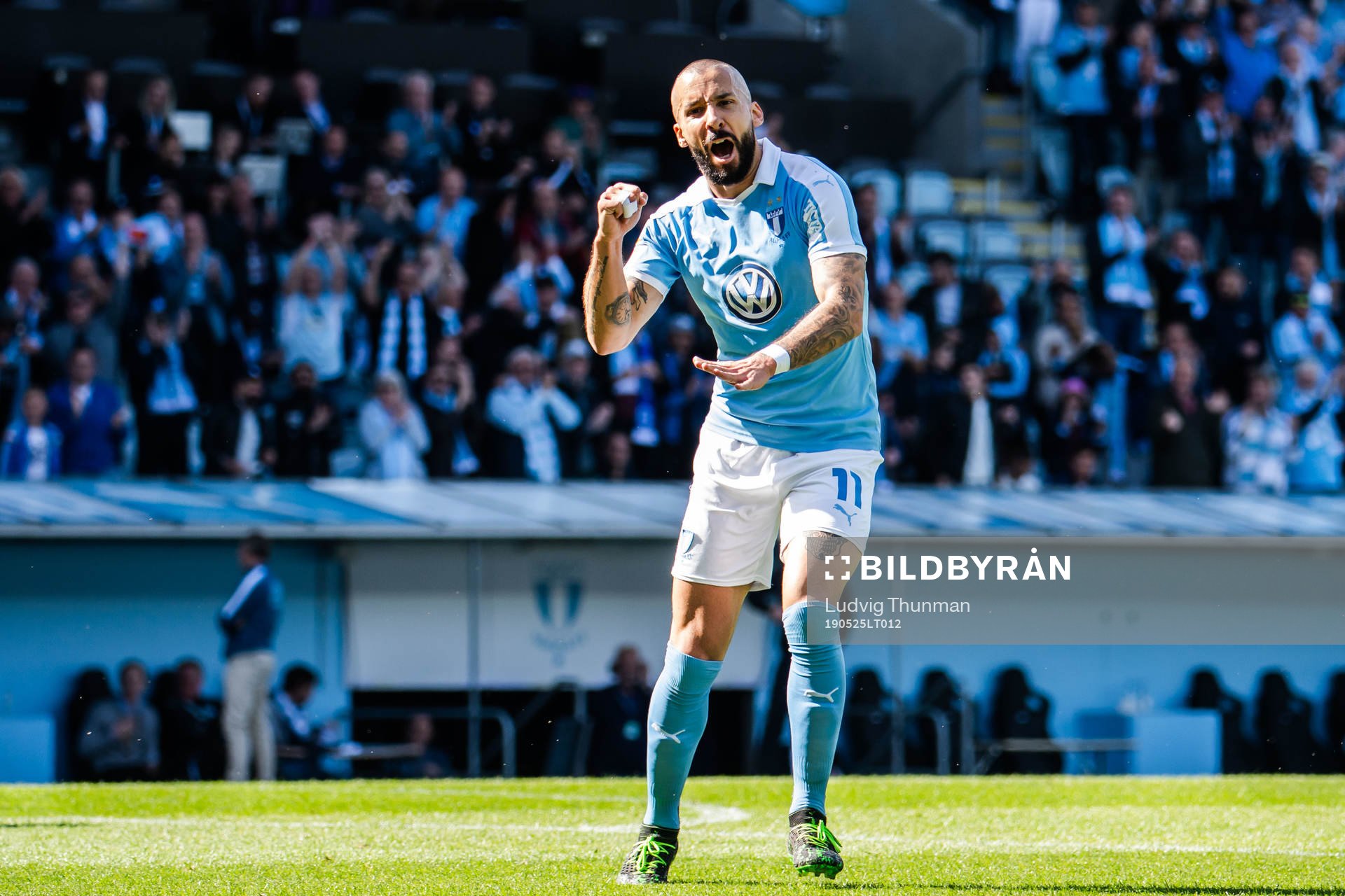 Malmö FFs Guillermo Molins jublar