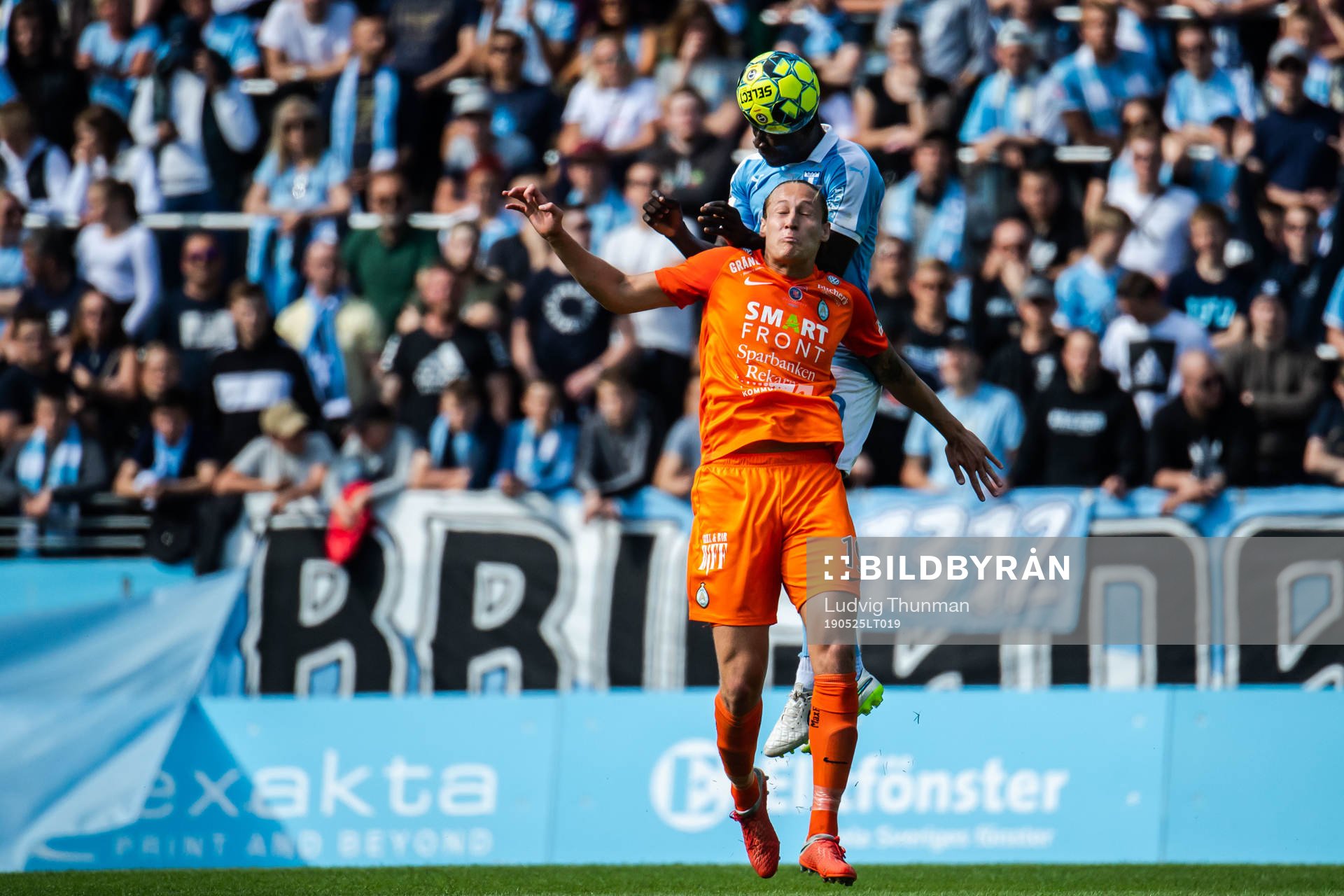 AFC Eskilstunas Felix Michel Melki och Malmö FFs Bonke