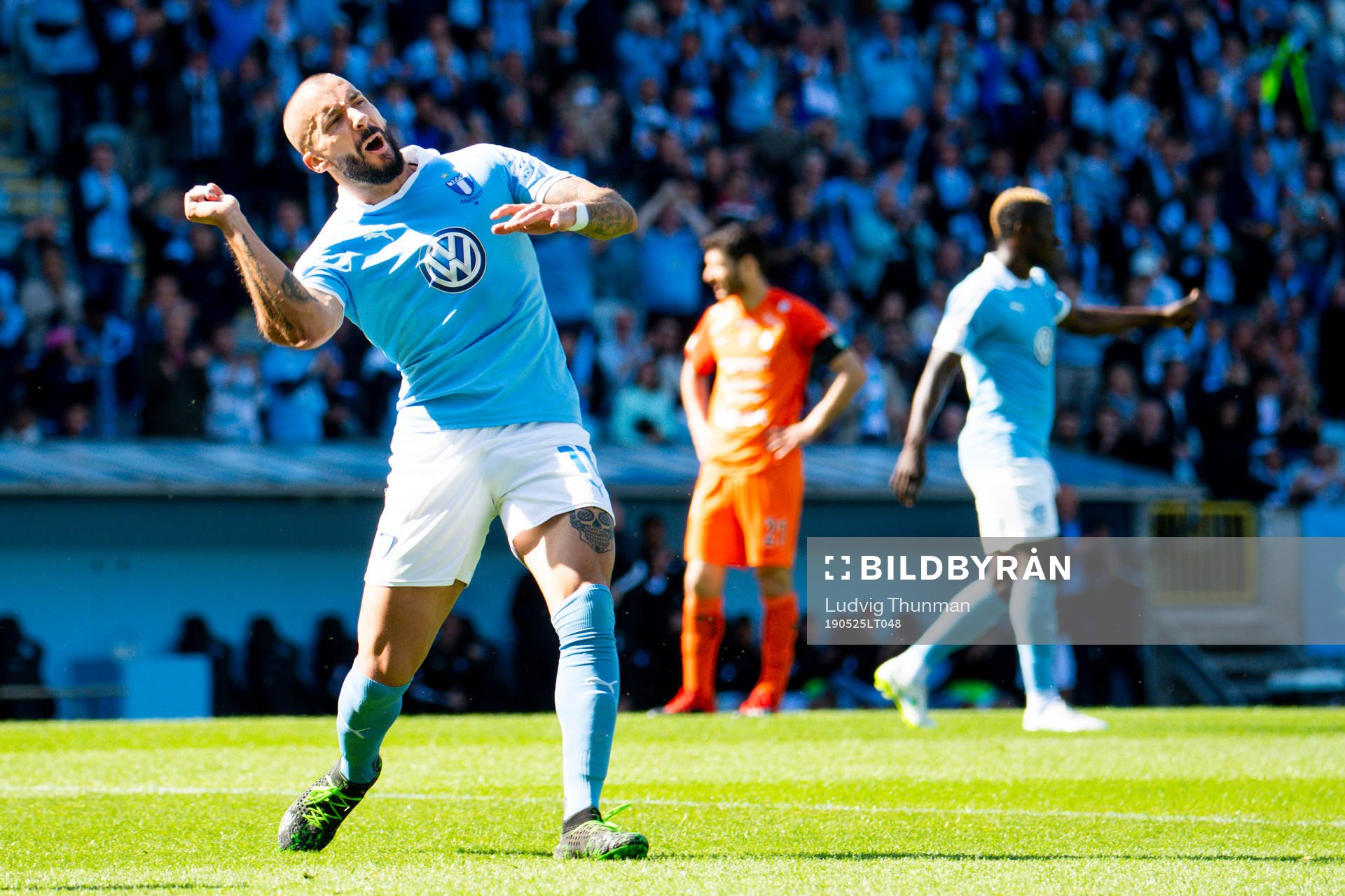 Malmö FFs Guillermo Molins jublar