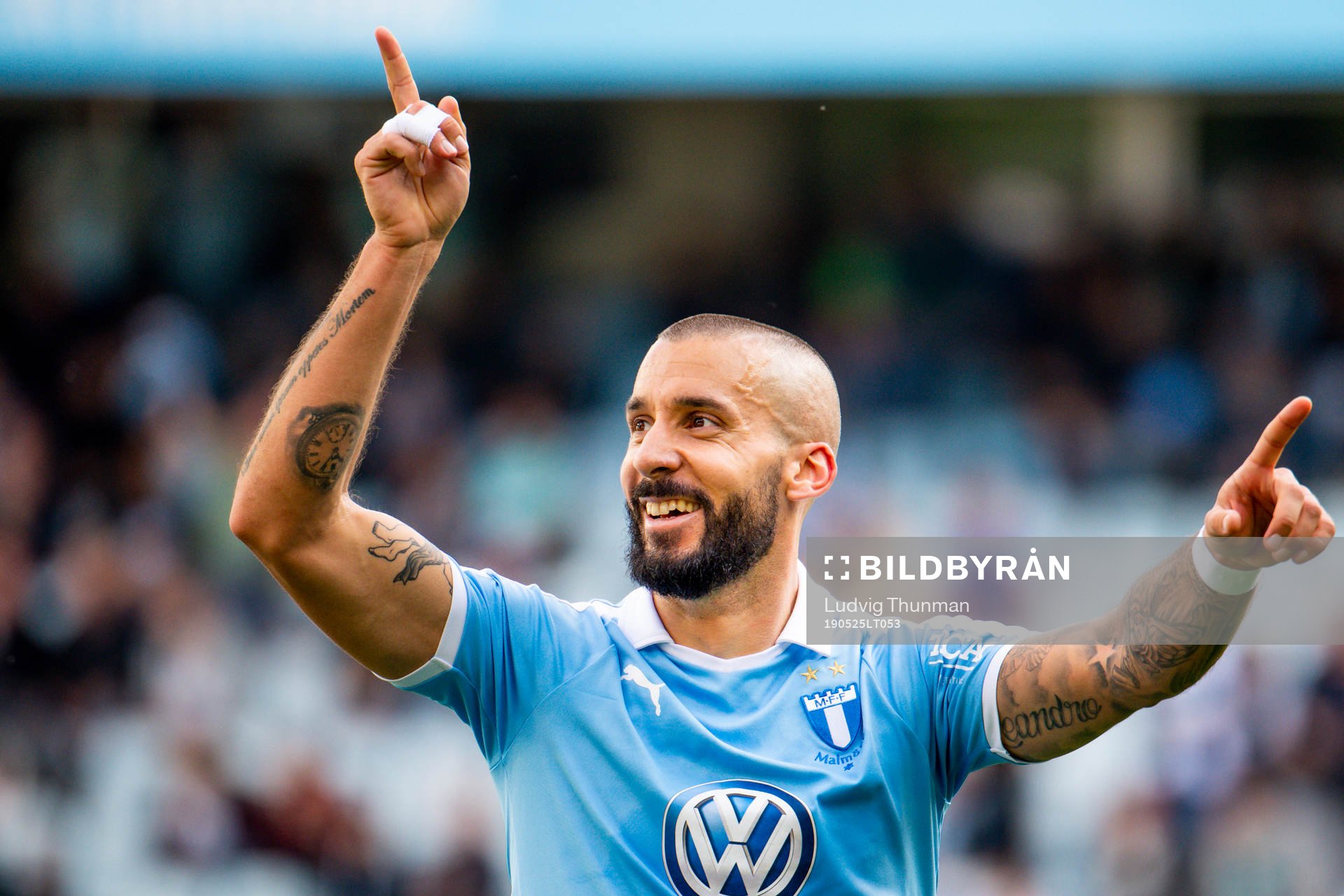 Malmö FFs Guillermo Molins jublar