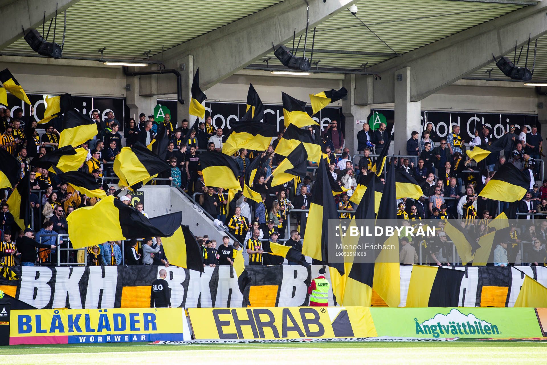 Häckens supportar