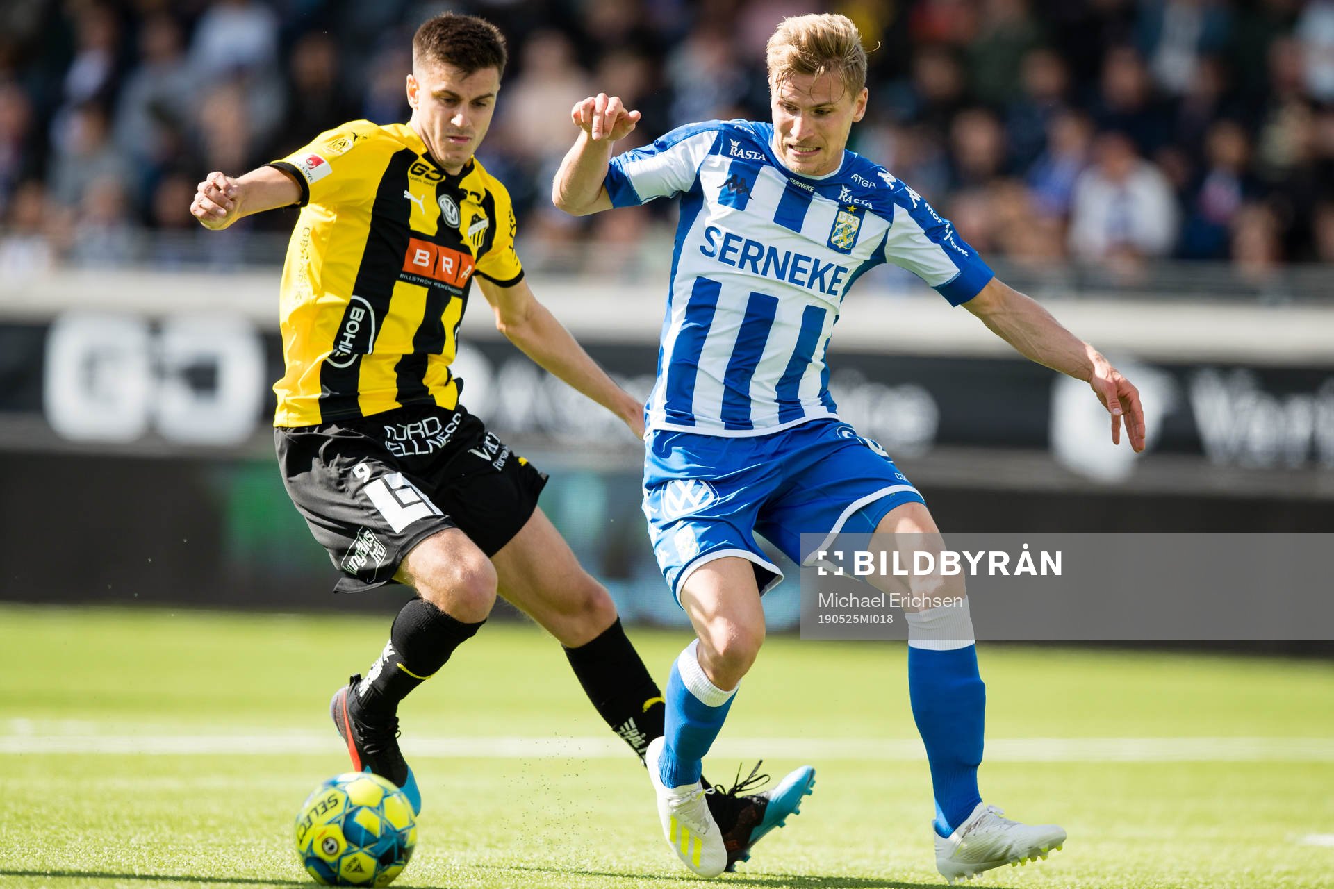 Häckens Alexander Jeremejeff och IFK Göteborgs Carl