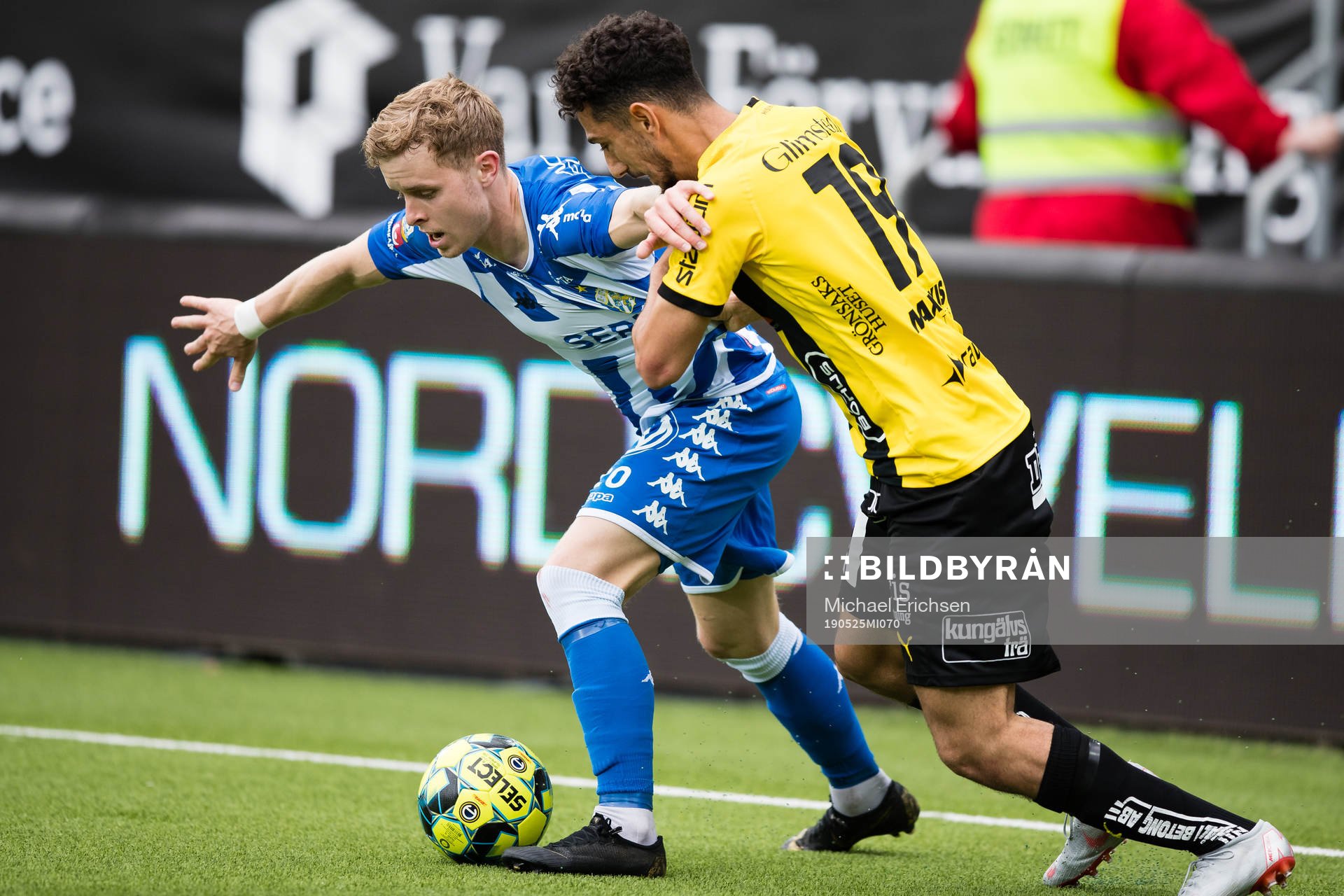 IFK Göteborgs Victor Wernersson och Häckens Daleho