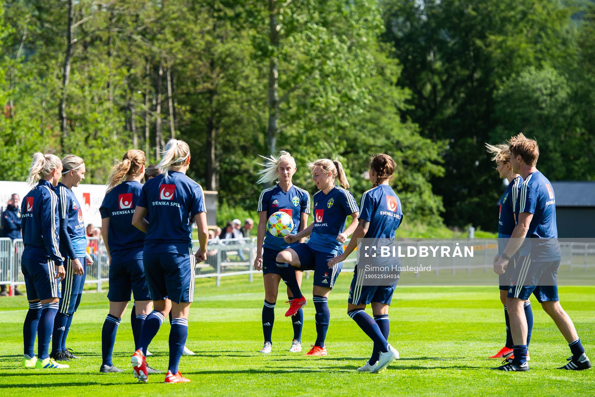 Players of Swedish women national football team