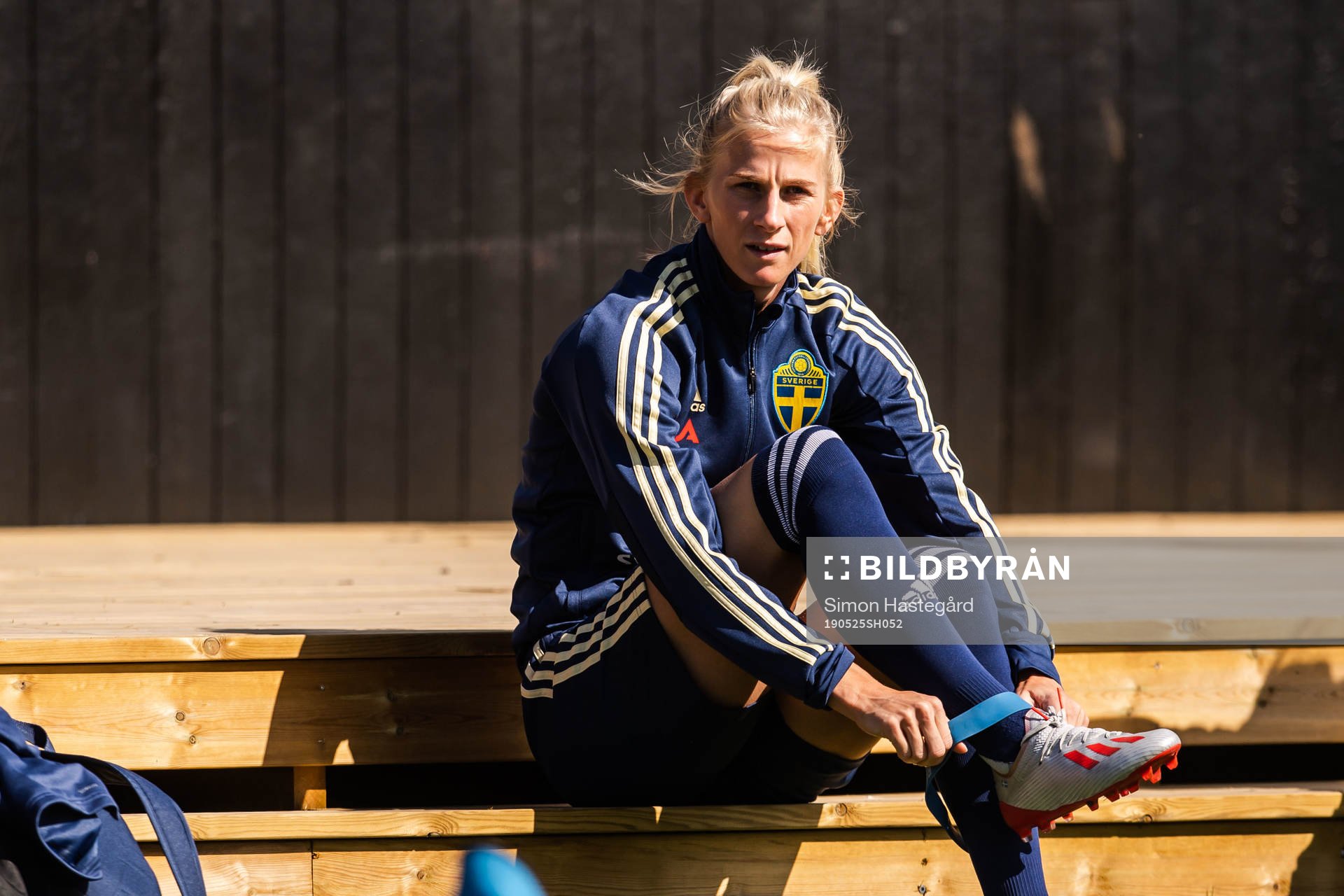 Sofia Jakobsson of Swedish women national football team