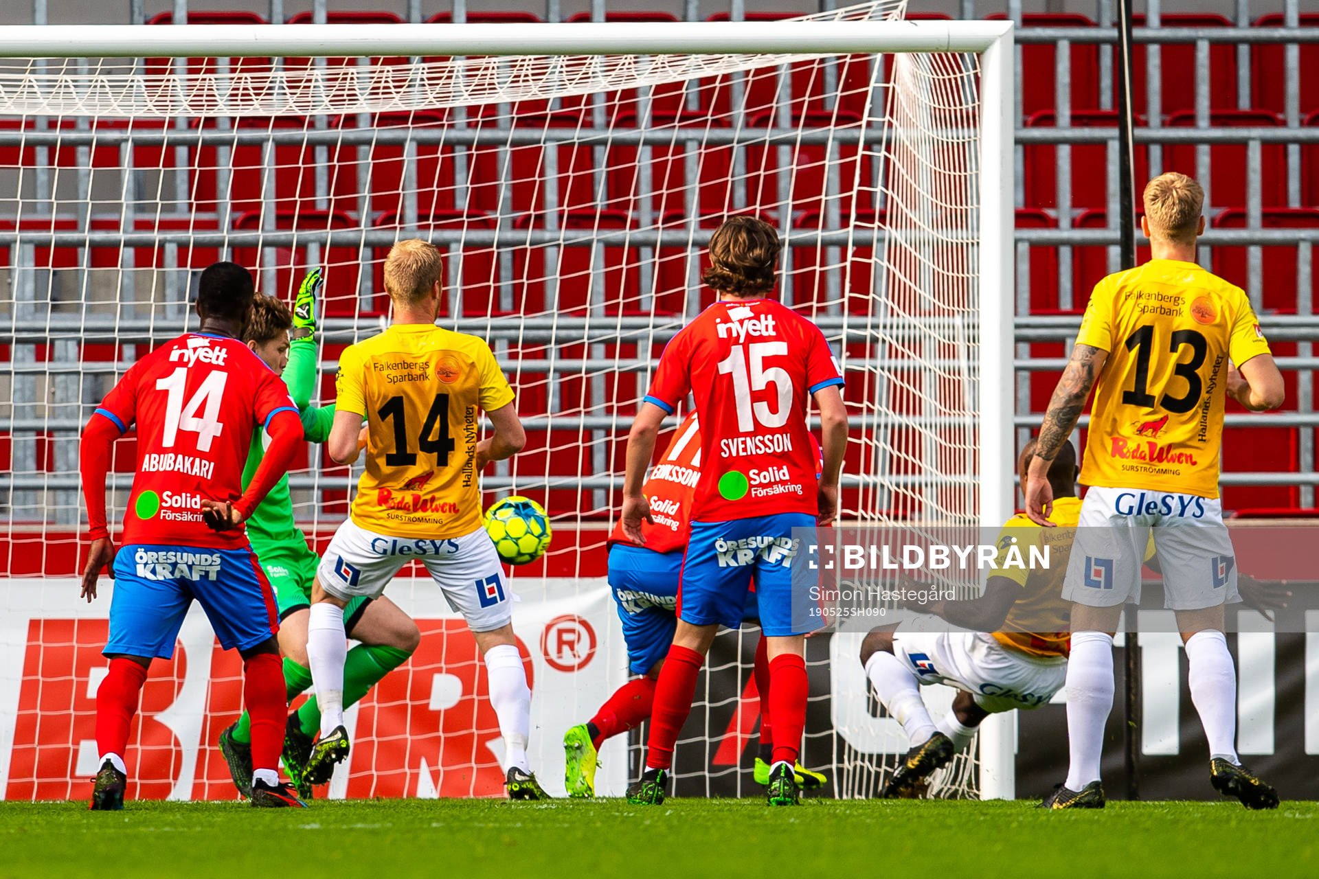 Falkenbergs Nsima Peter för 0-1