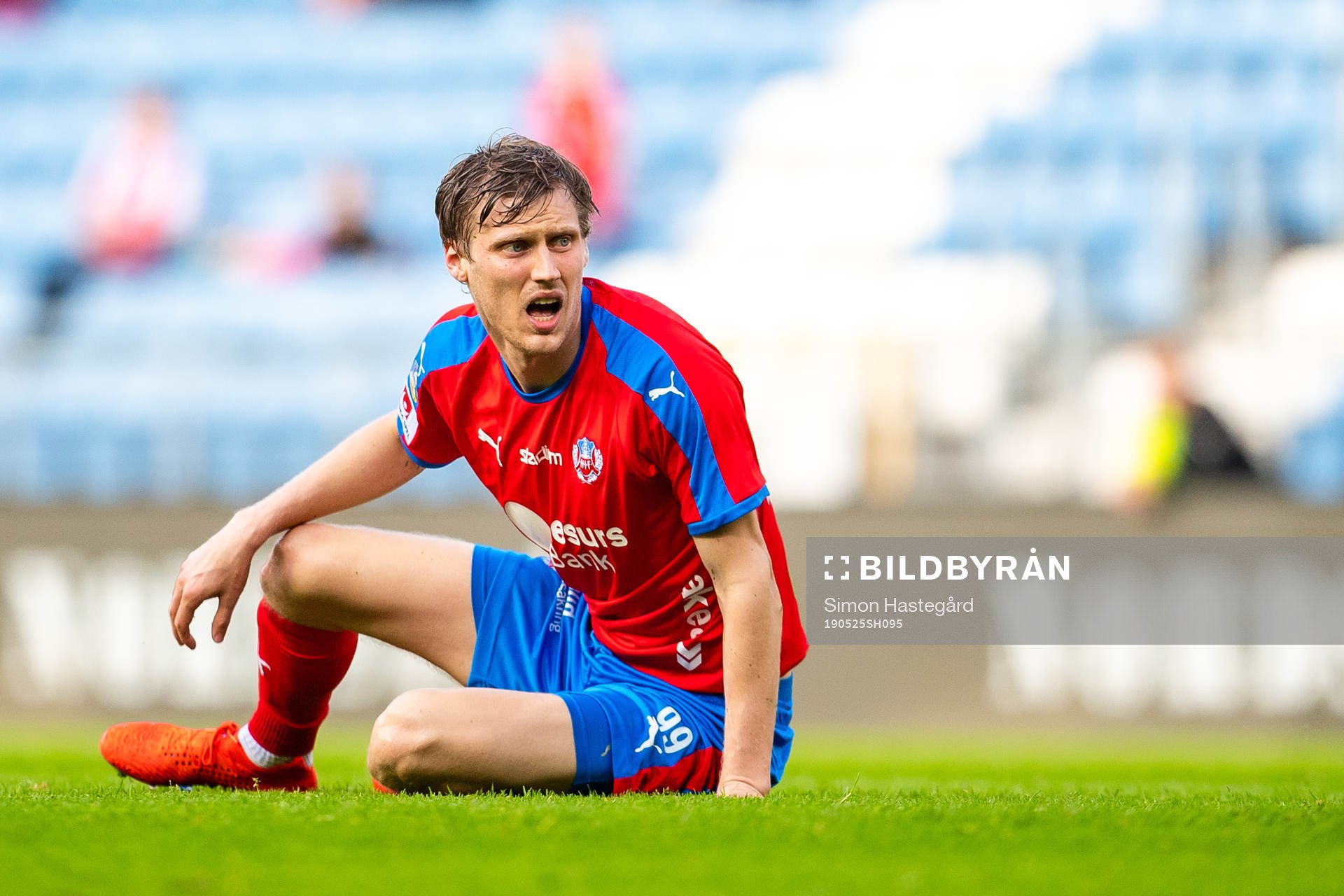 Helsingborgs Andri Bjarnason deppar