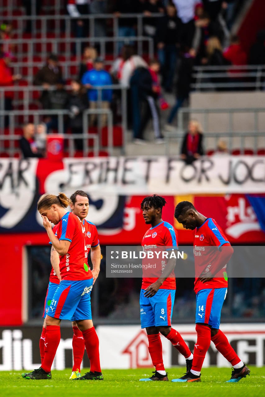Helsingborgs spelare deppar
