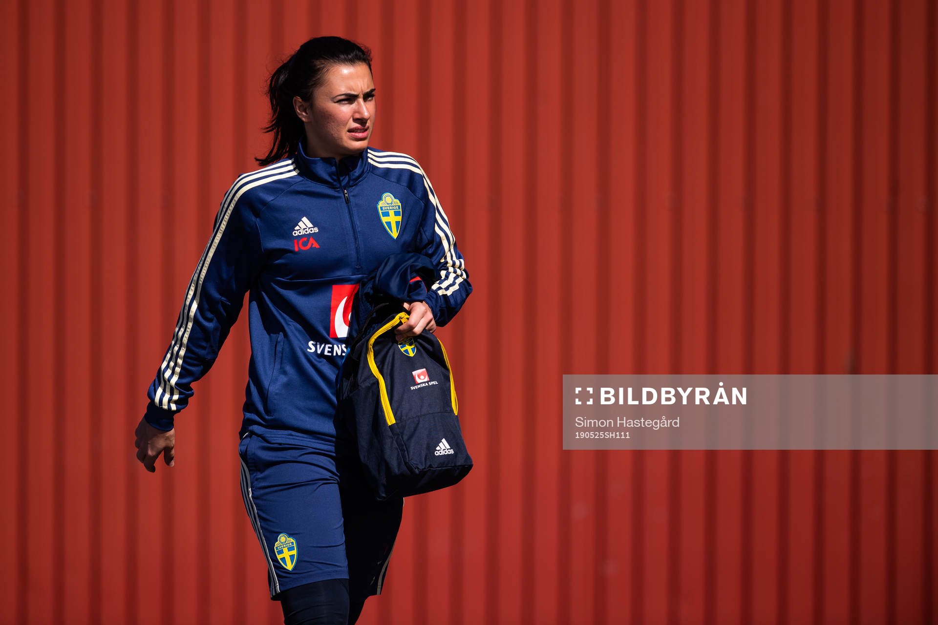 Goalkeeper Zecira Musovic of Swedish women national