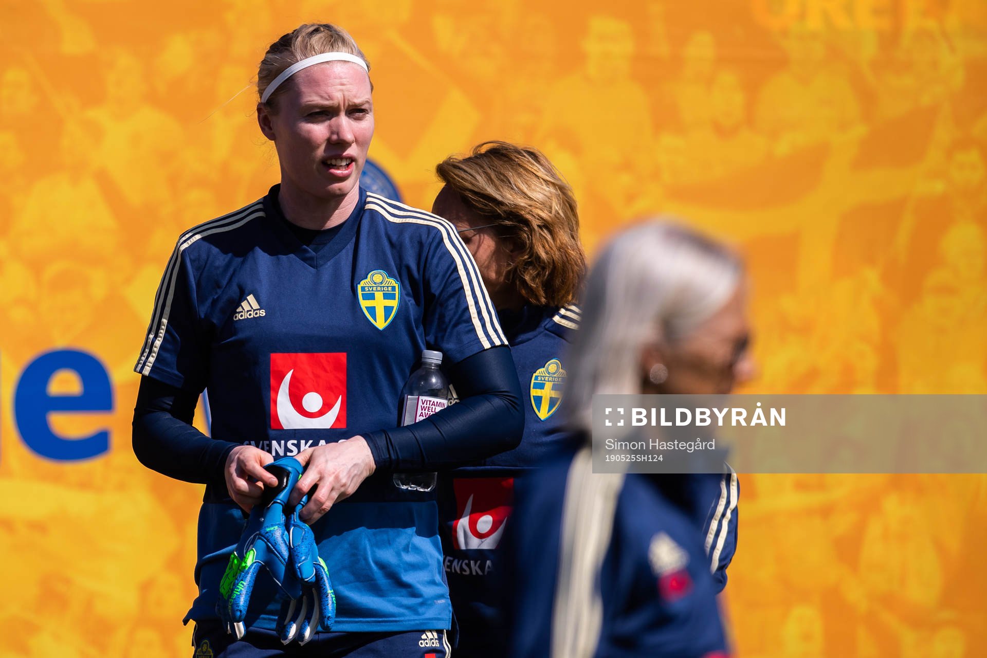 Goalkeeper Hedvig Lindahl of Swedish women national