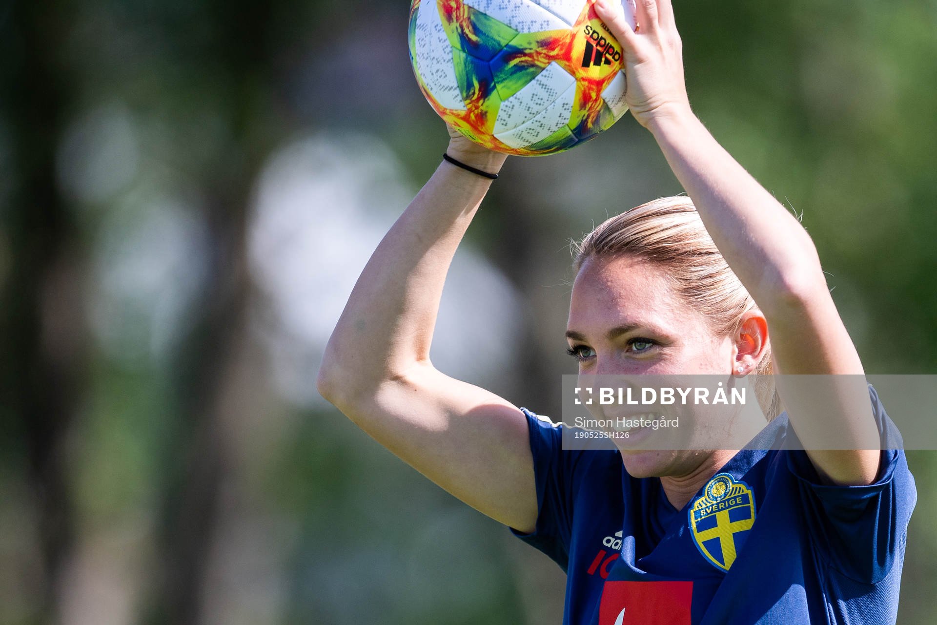 Elin Rubensson of Swedish women national football team