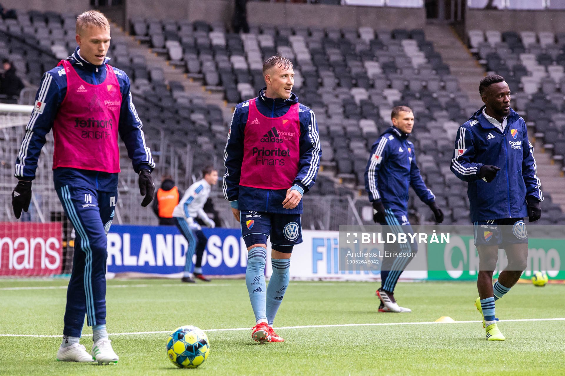 Djurgårdens Jonathan Augustinsson, Fredrik Ulvestad och