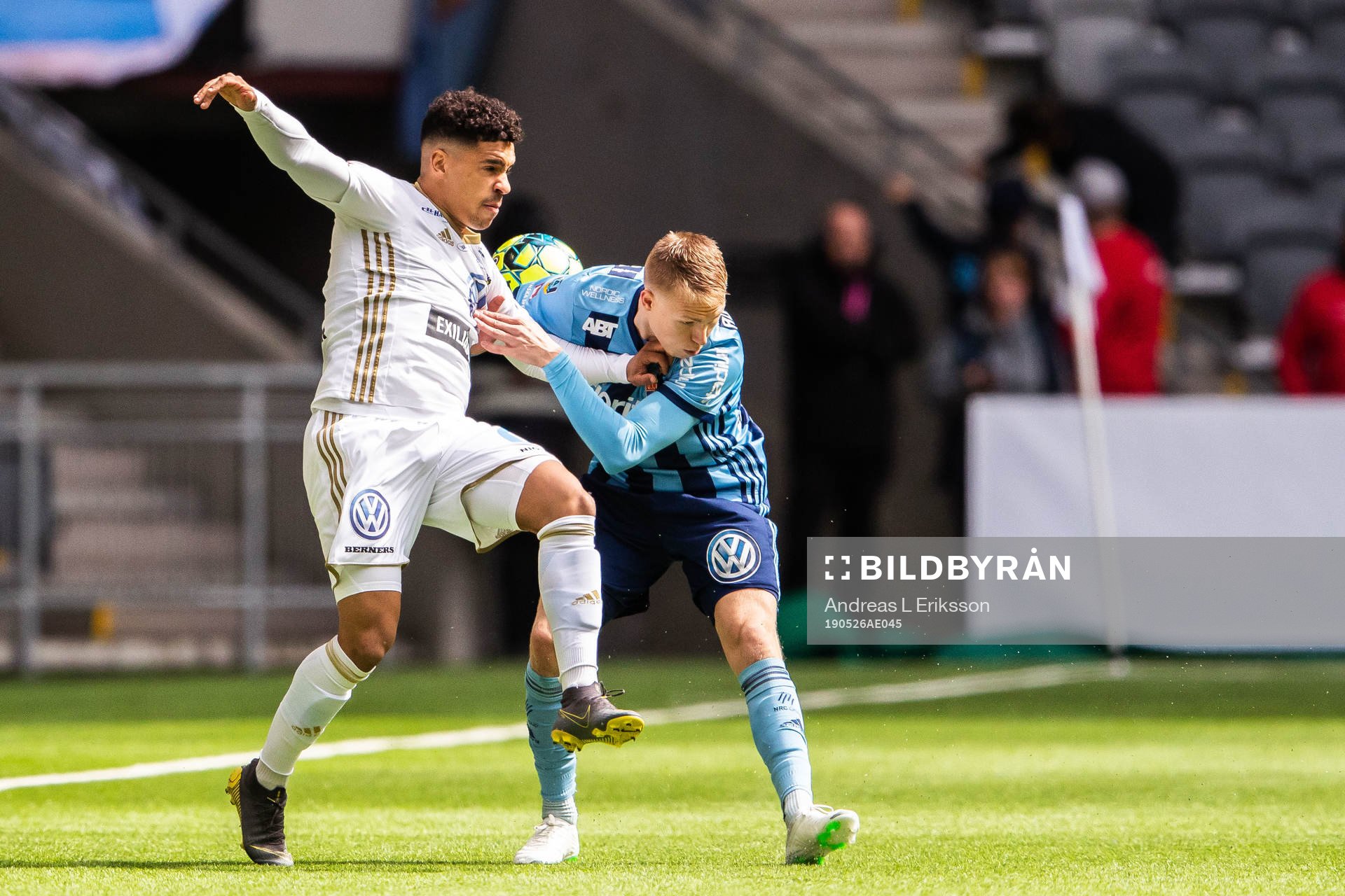 Östersunds Marco Weymans och Djurgårdens Jonathan