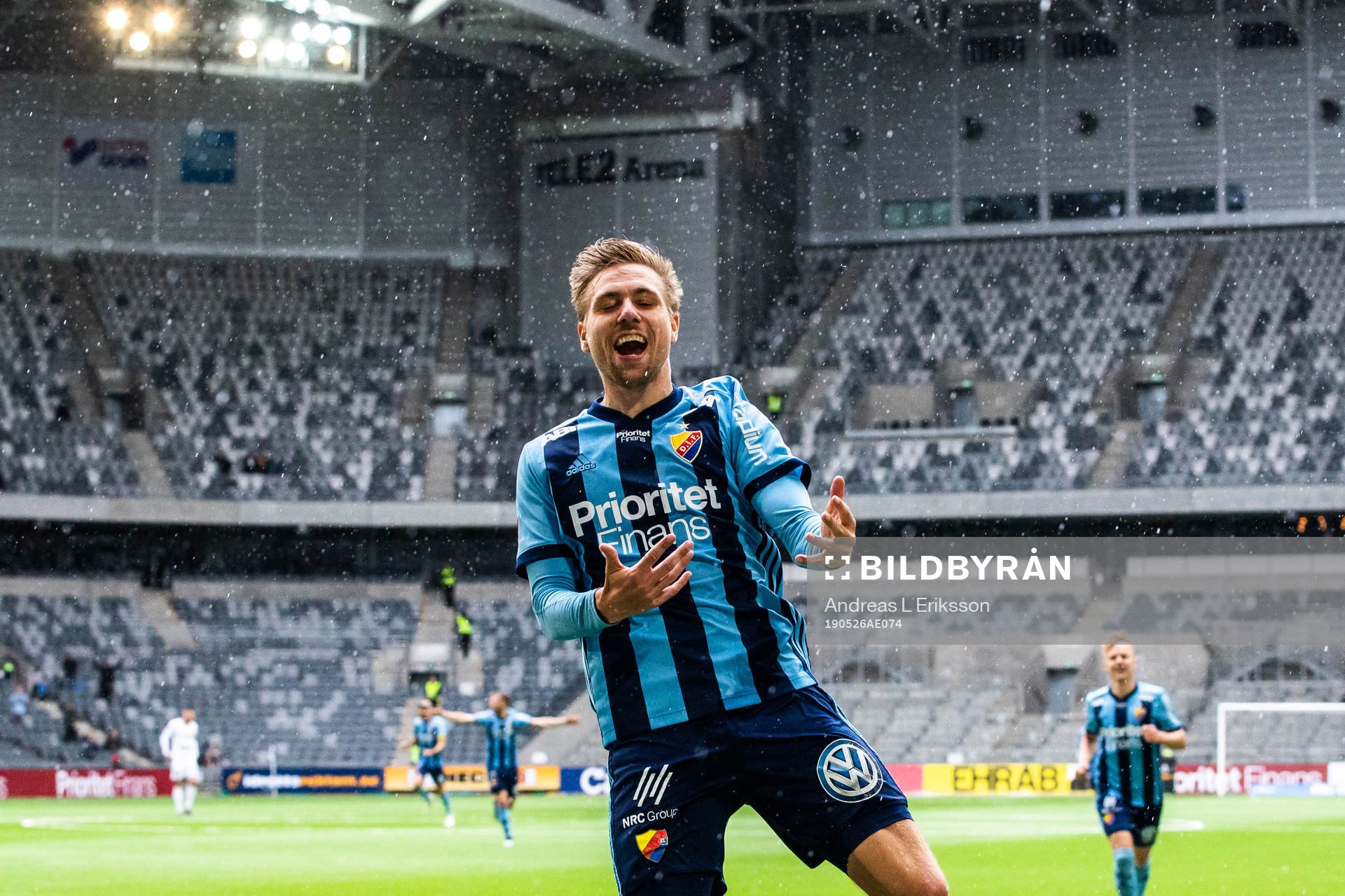 Djurgårdens Jonathan Ring jublar