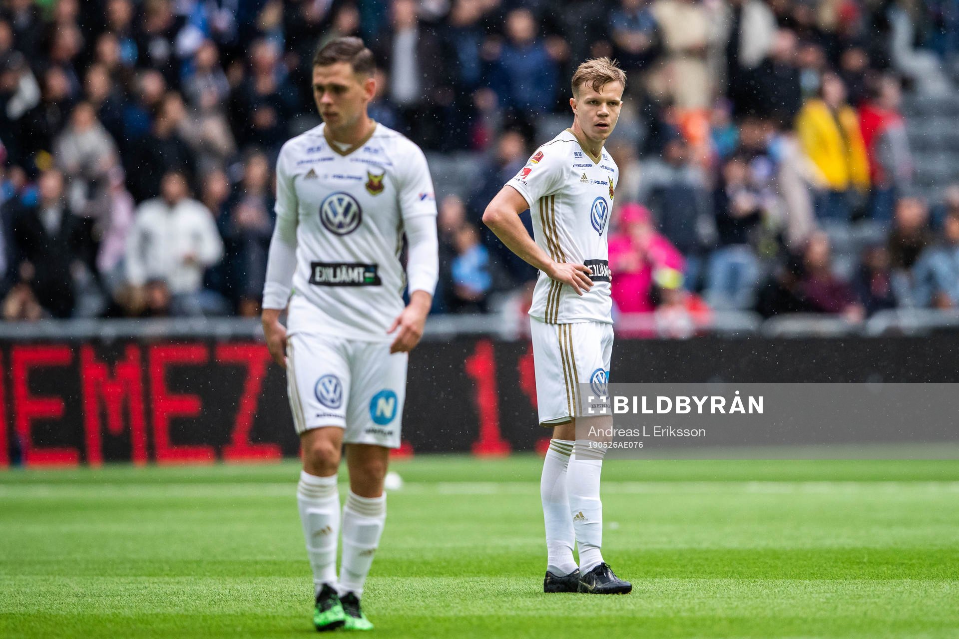 Östersunds Charlie Colkett och Erik Haugen deppar