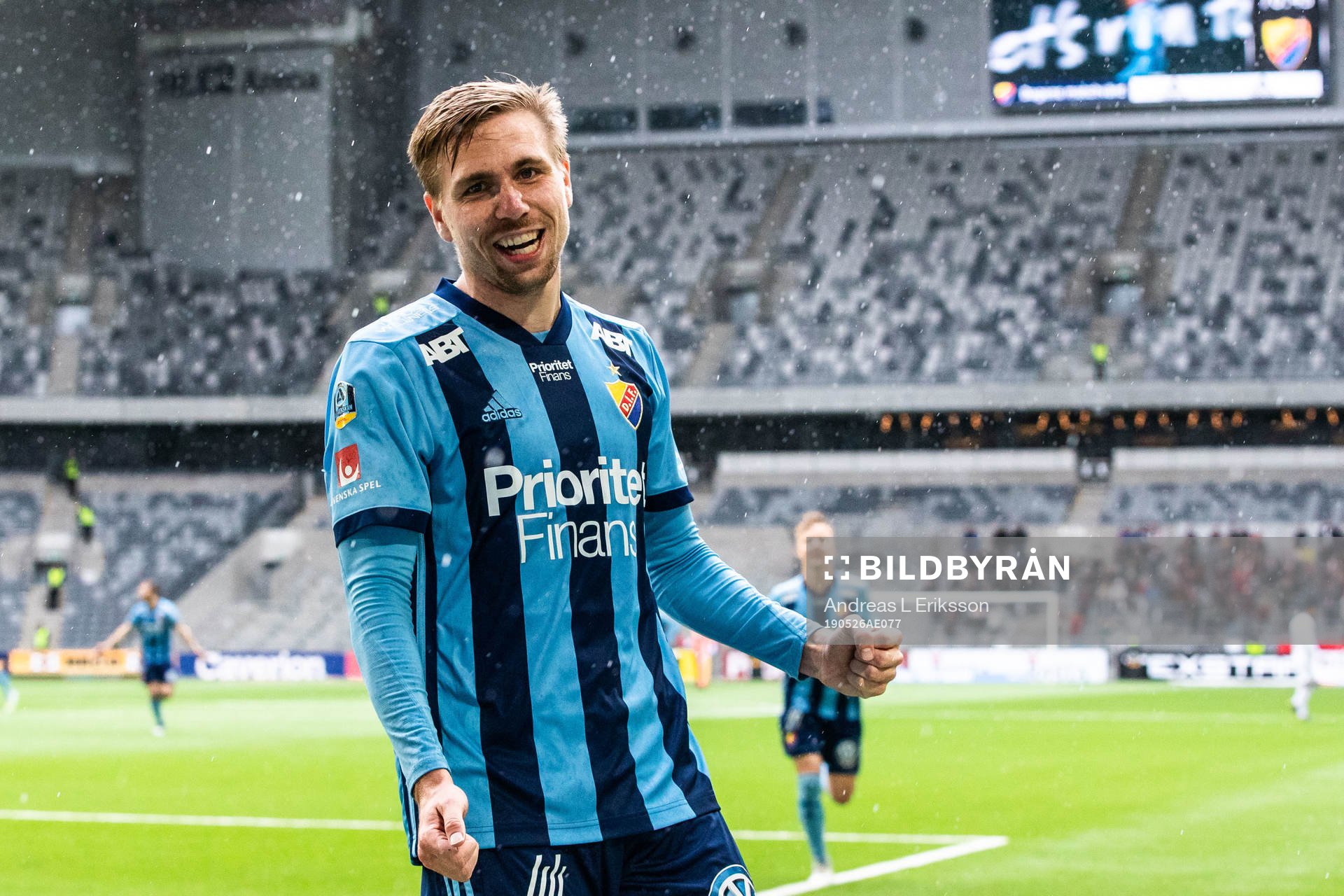 Djurgårdens Jonathan Ring jublar