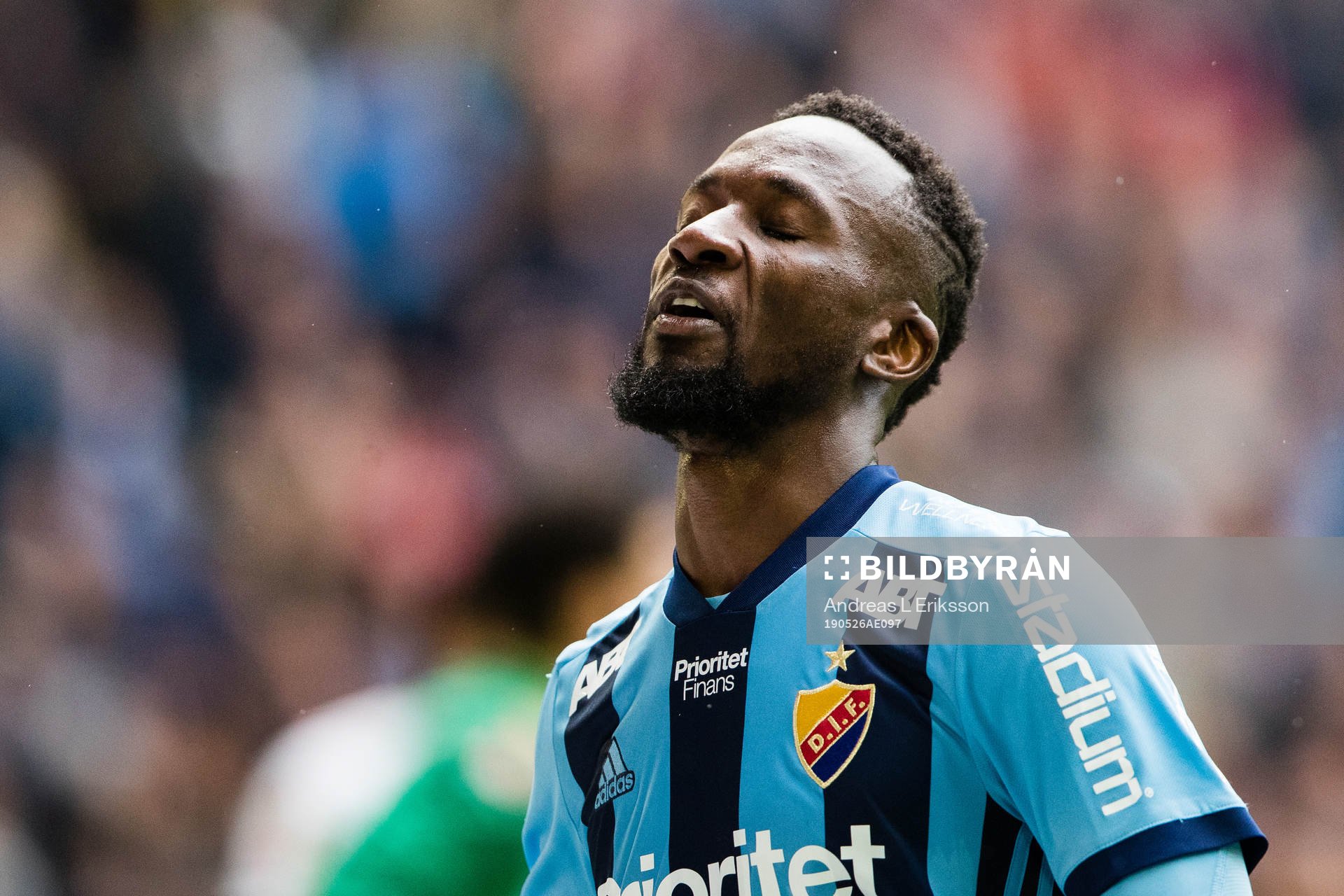 Djurgårdens Mohamed Buya Turay deppar