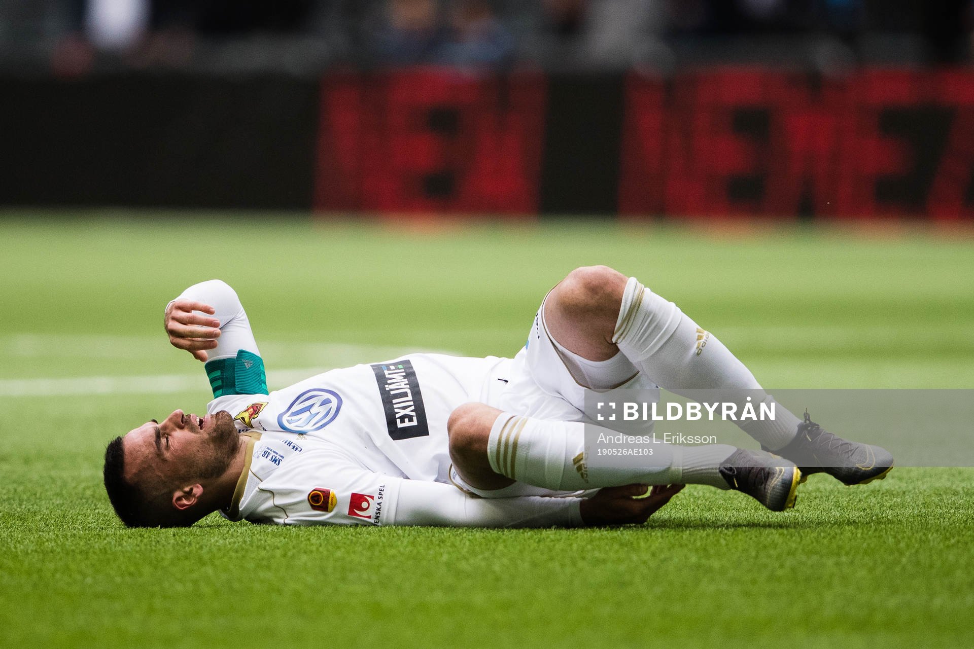 Östersunds Dino Islamovic har ont