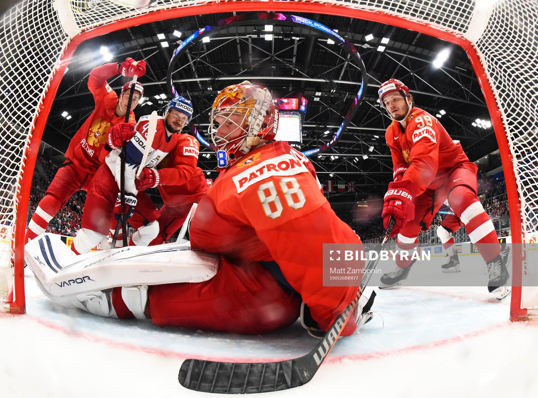 Nikita Zadorov, Artyom Anisimov, goaltender Andrei