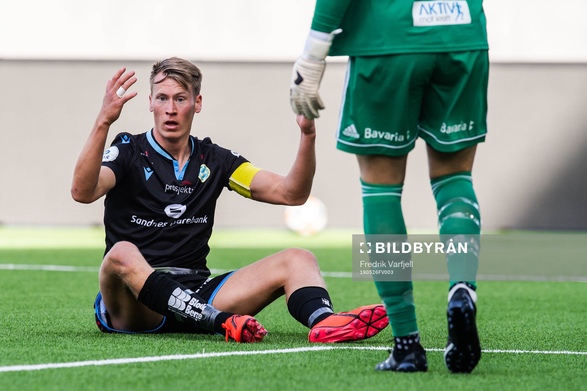 Kent Håvard Eriksen of Sandnes Ulf reacts