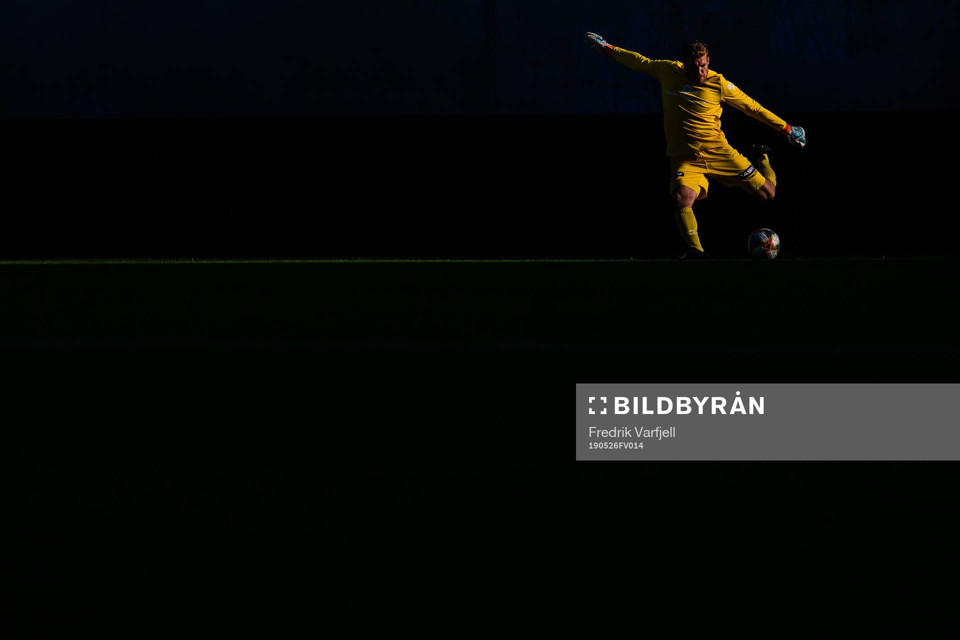 Goalkeeper Saku-Pekka Sahlgren of Sandnes Ulf during the OBOS-ligaen match between Skeid and Sandnes Ulf on May 26, 2019 in Oslo.