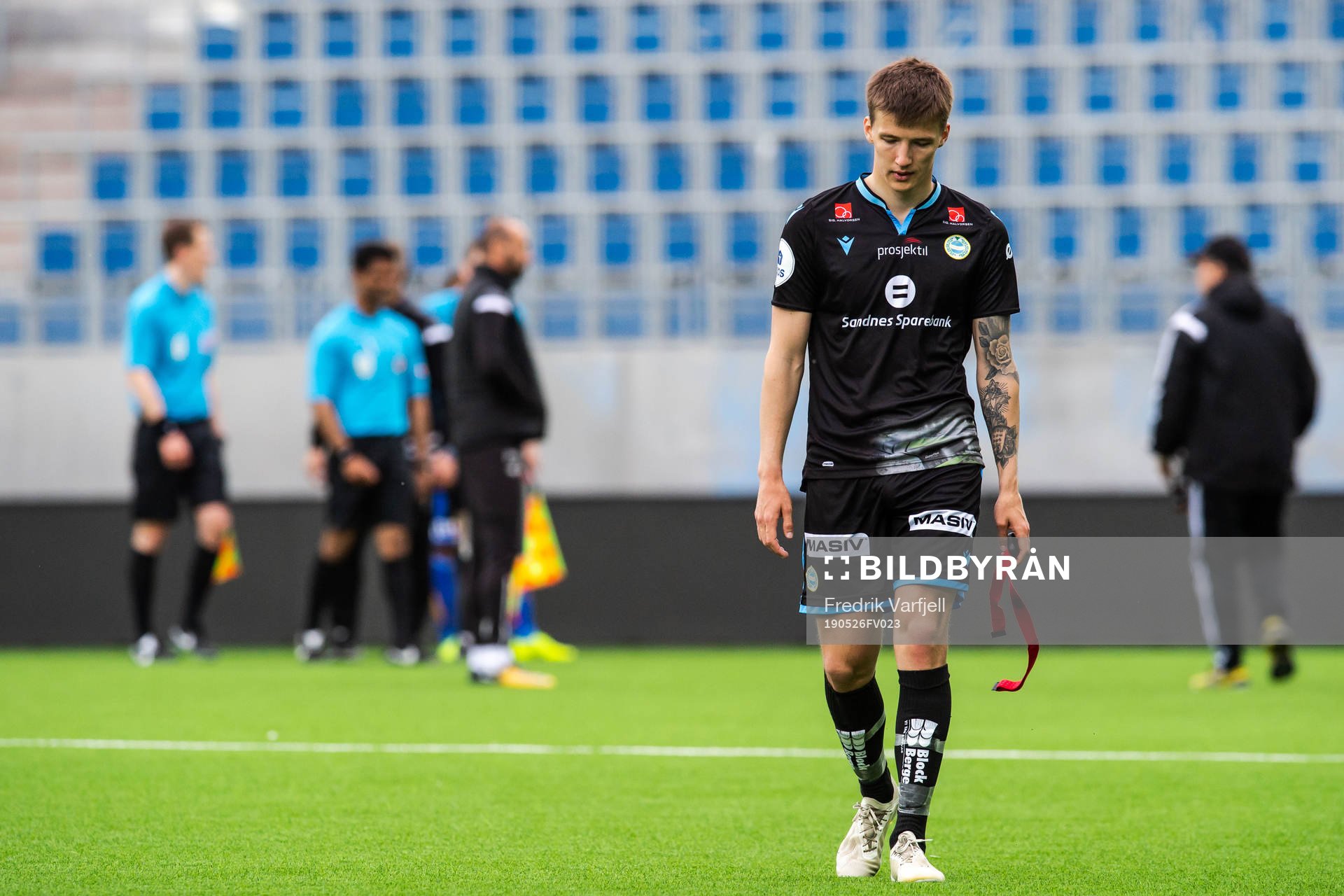 Axel Kryger of Sandnes Ulf looks dejected