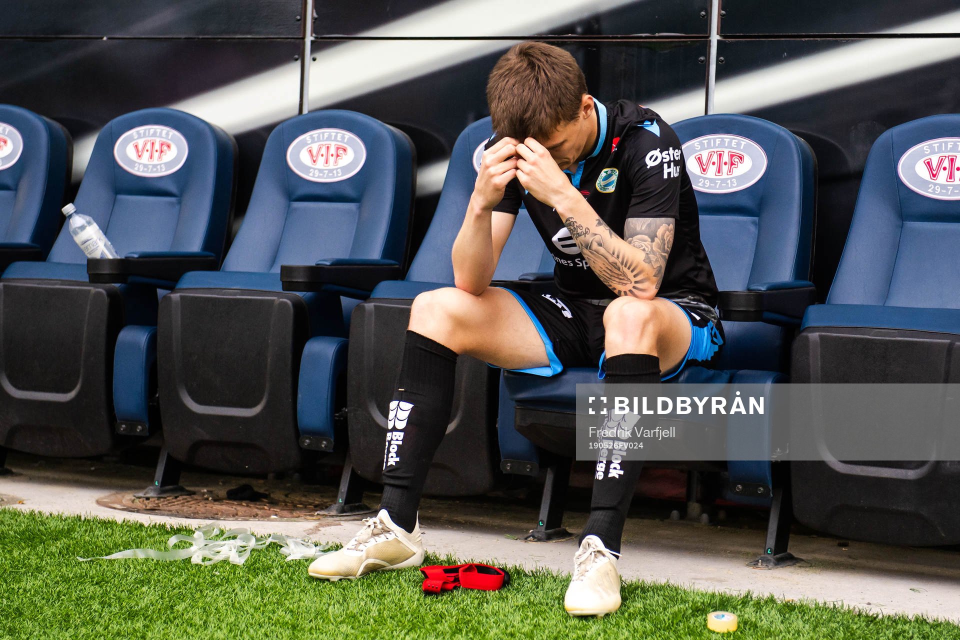 Axel Kryger of Sandnes Ulf looks dejected