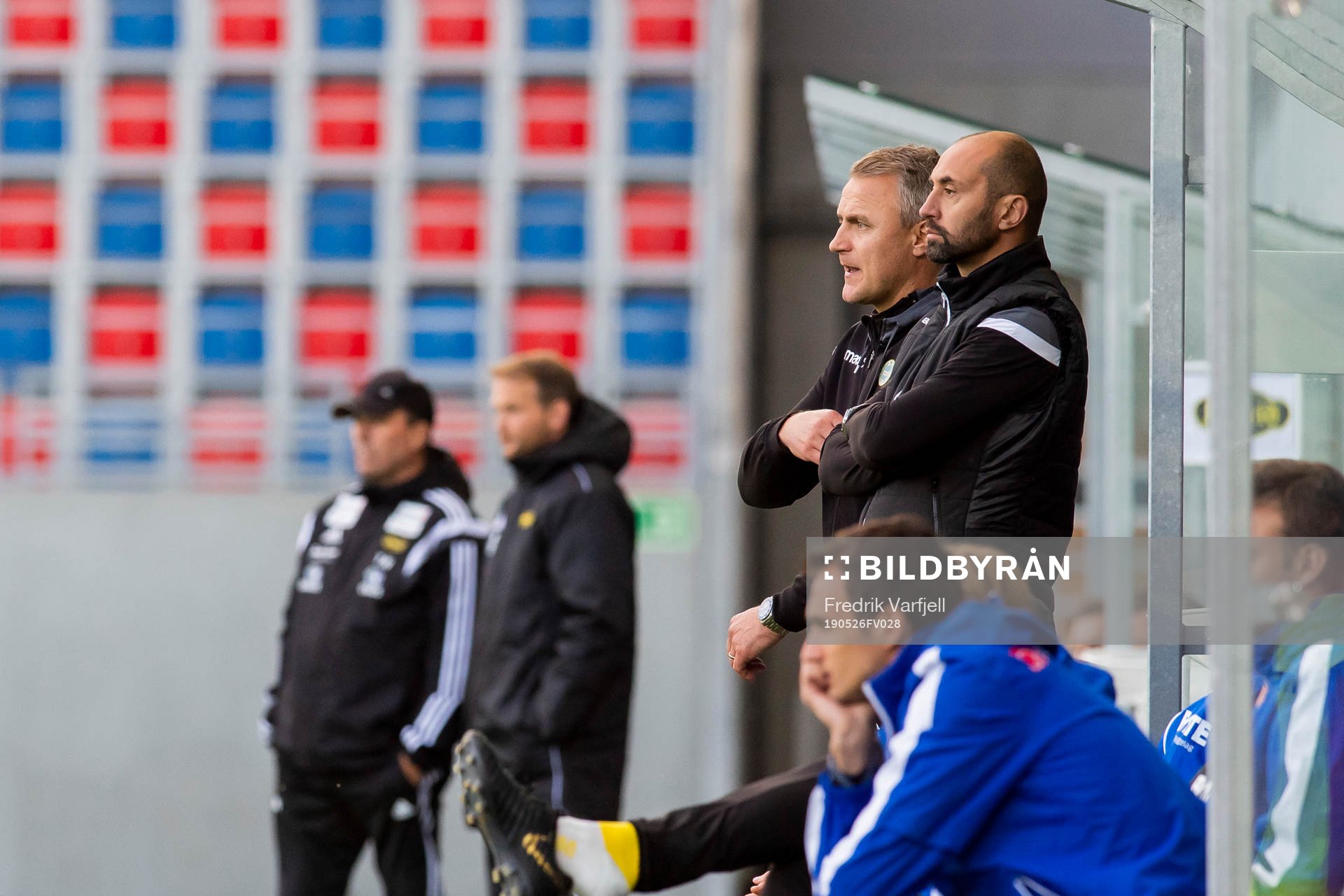 Bengt Sæternes, head coach of Sandnes Ulf,  and Bojan
