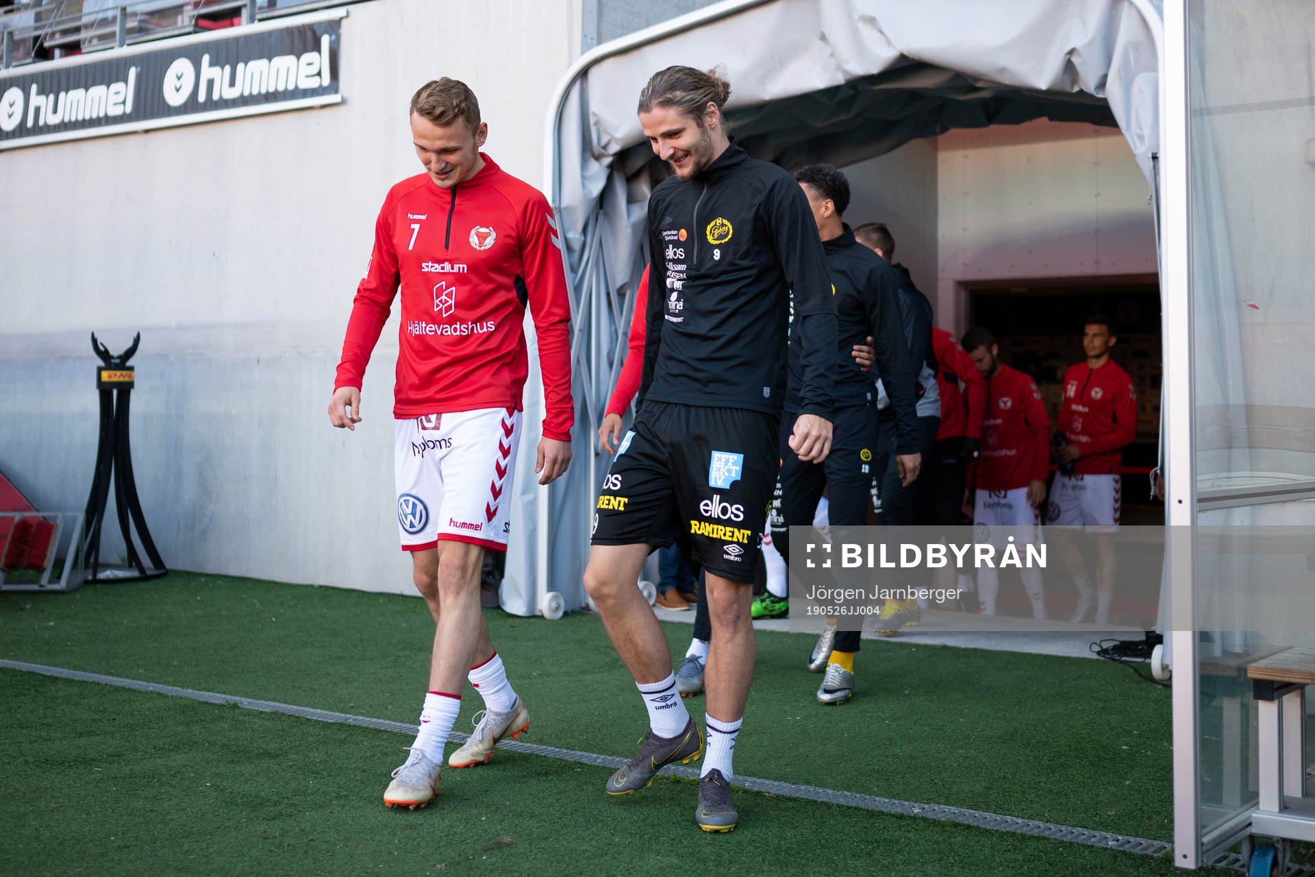 Elfsborgs Pawel Cibicki och Kalmars Piotr Johansson