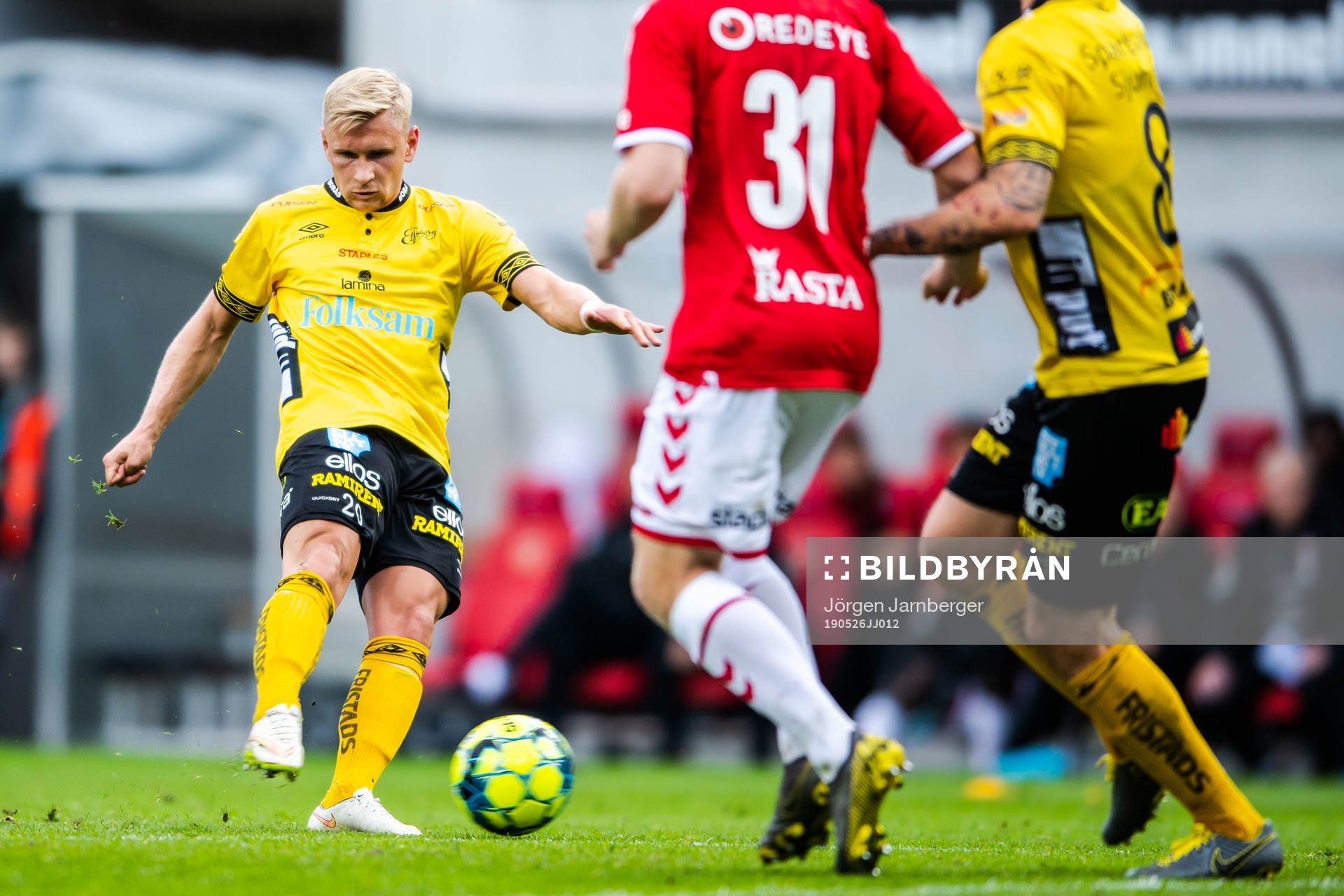 Elfsborgs Simon Strand gör 1-1