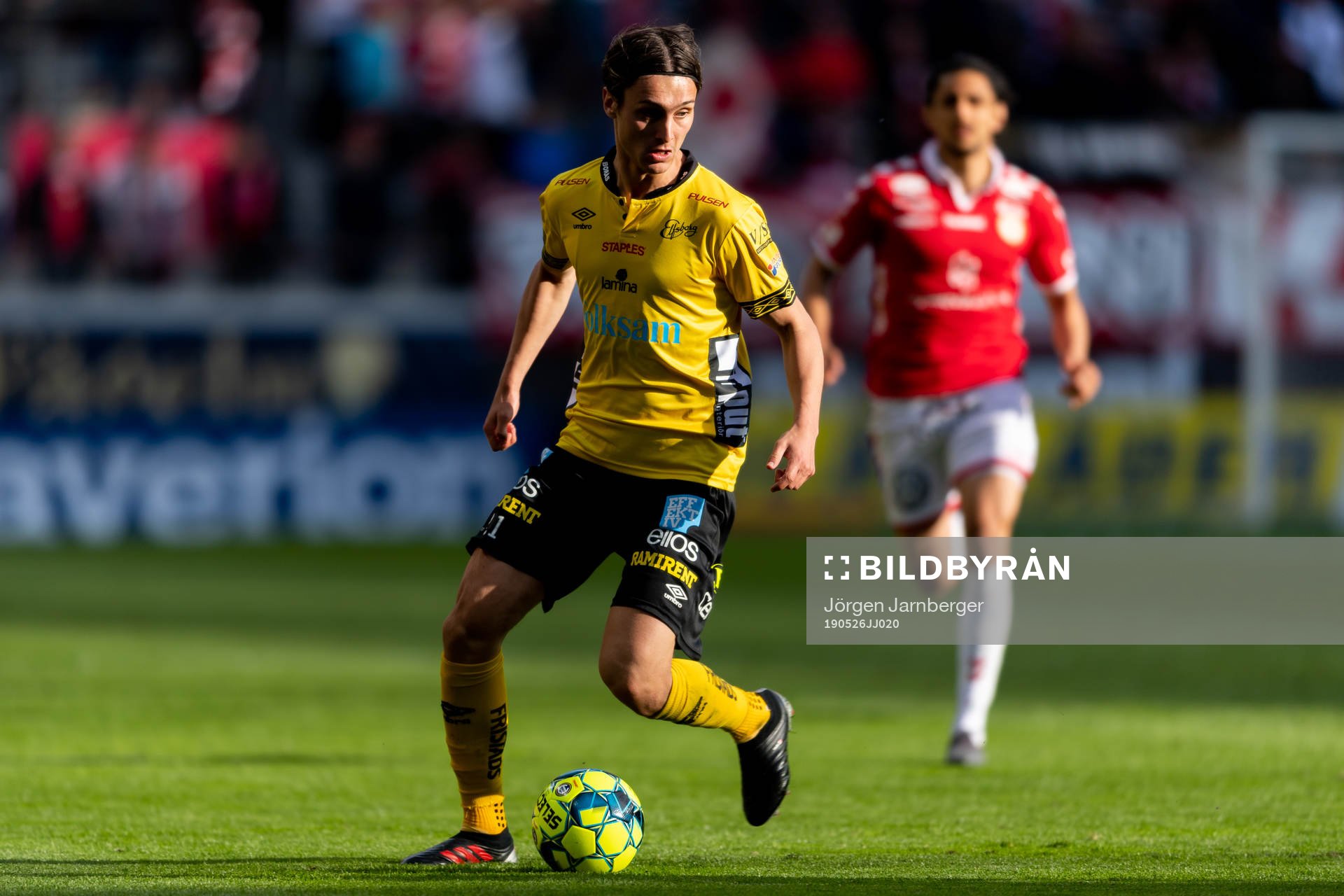 Elfsborgs Jonathan Leviunder fotbollsmatchen i Allsvenskan