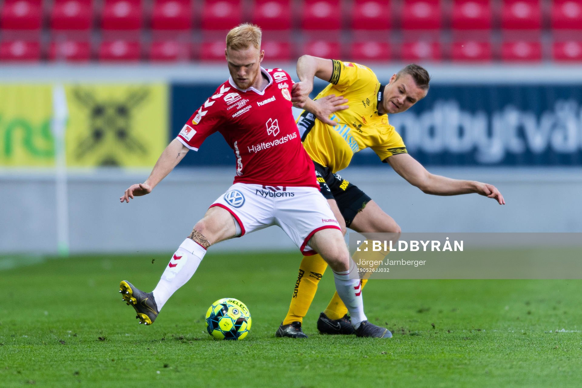 Kalmars Nils Fröling och Elfsborgs Stian Rode Gregersen