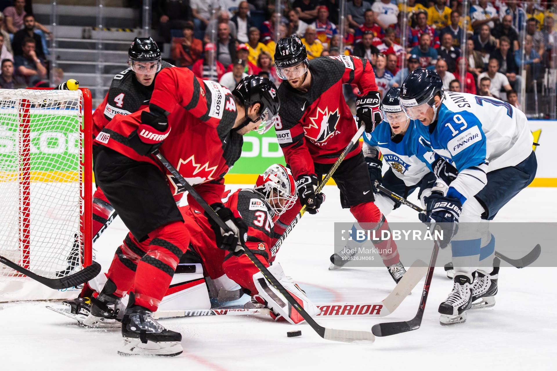 Dante Fabbro, Adam Henrique, goaltender Matt Murray and
