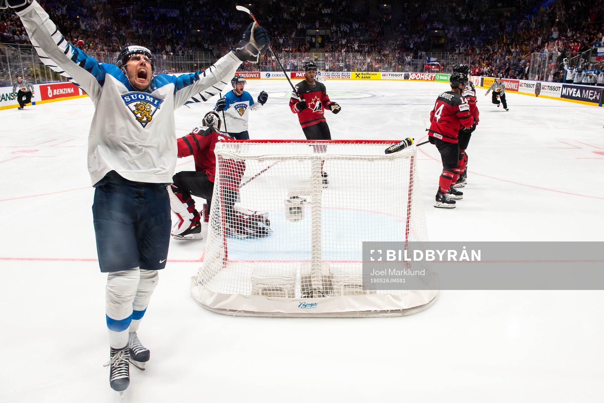 Marko Anttila of Finland celebrates