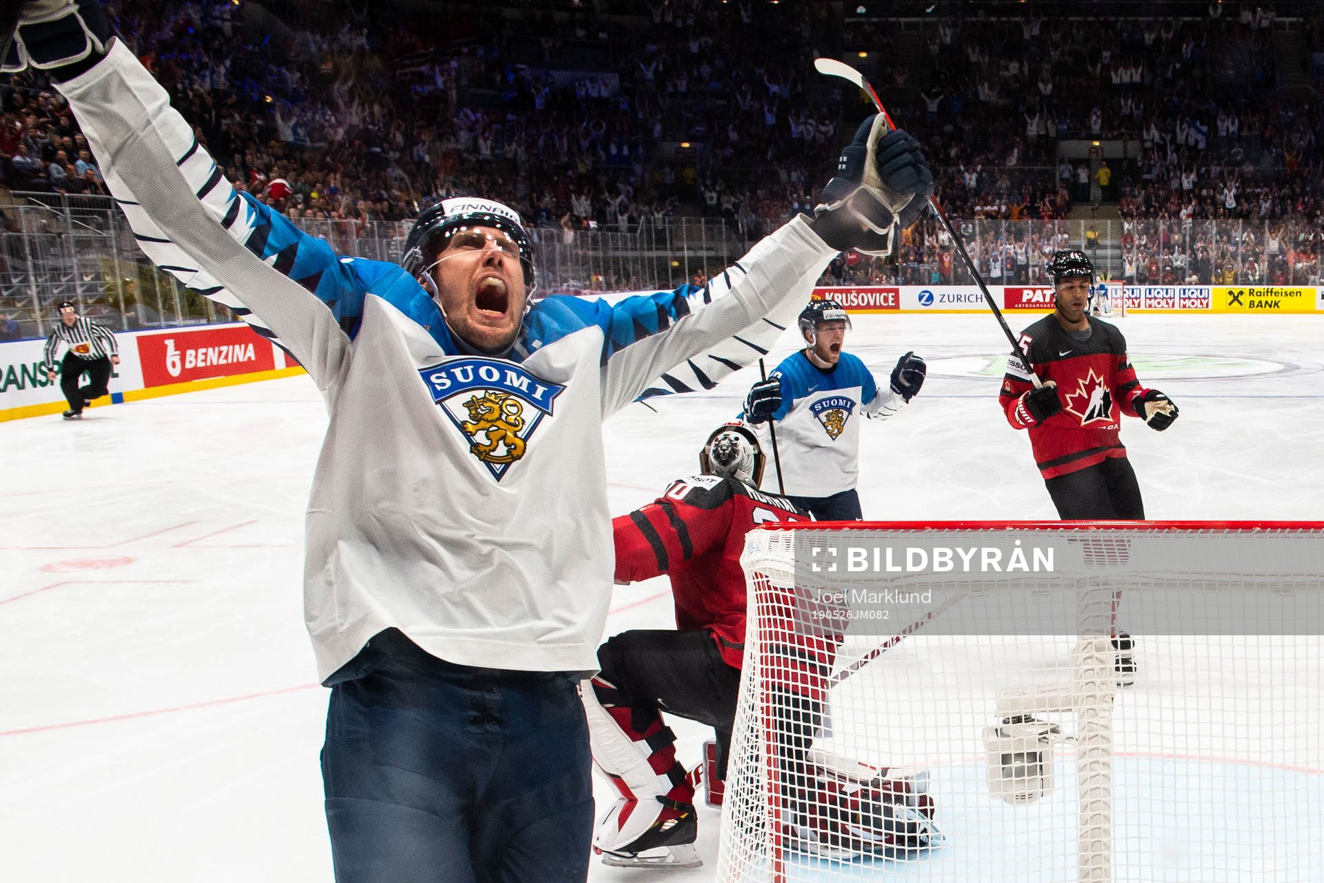 Marko Anttila of Finland celebrates