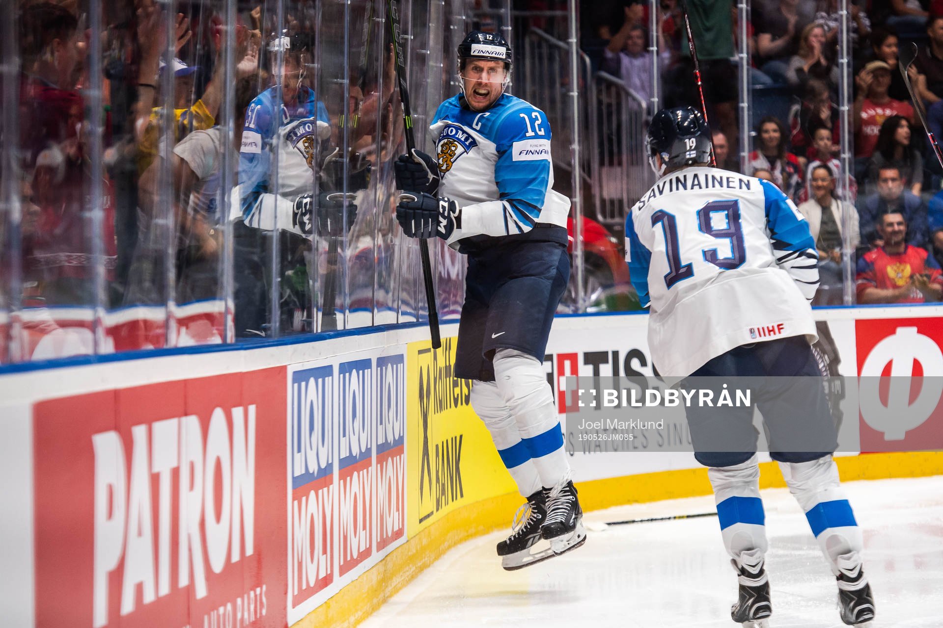 Marko Anttila of Finland celebrates