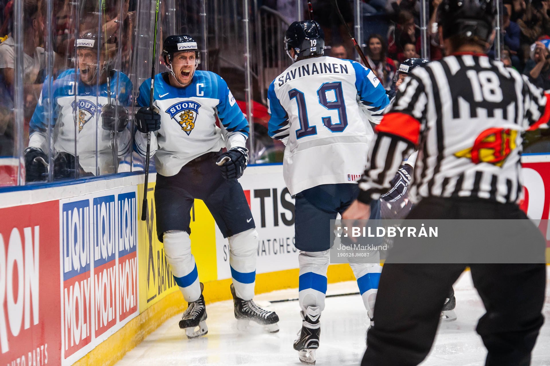 Marko Anttila of Finland celebrates