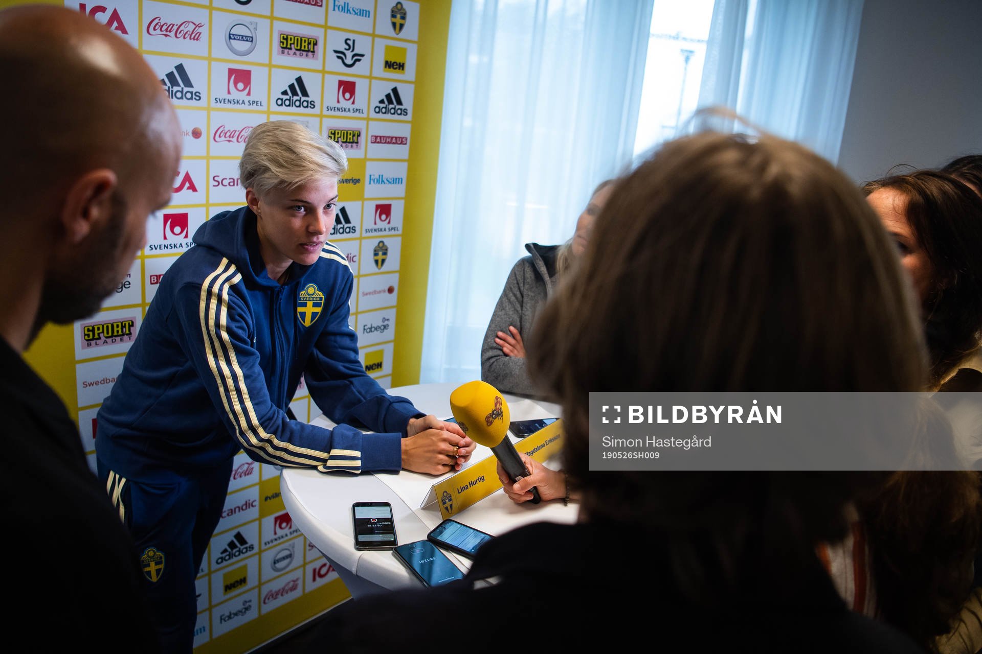 Lina Hurtig of Swedish women national football team