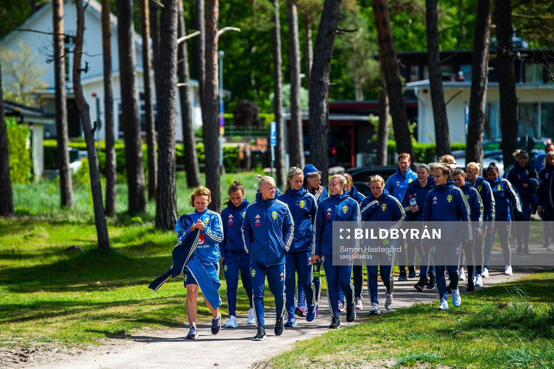Players and Staff of Swedish women national football team