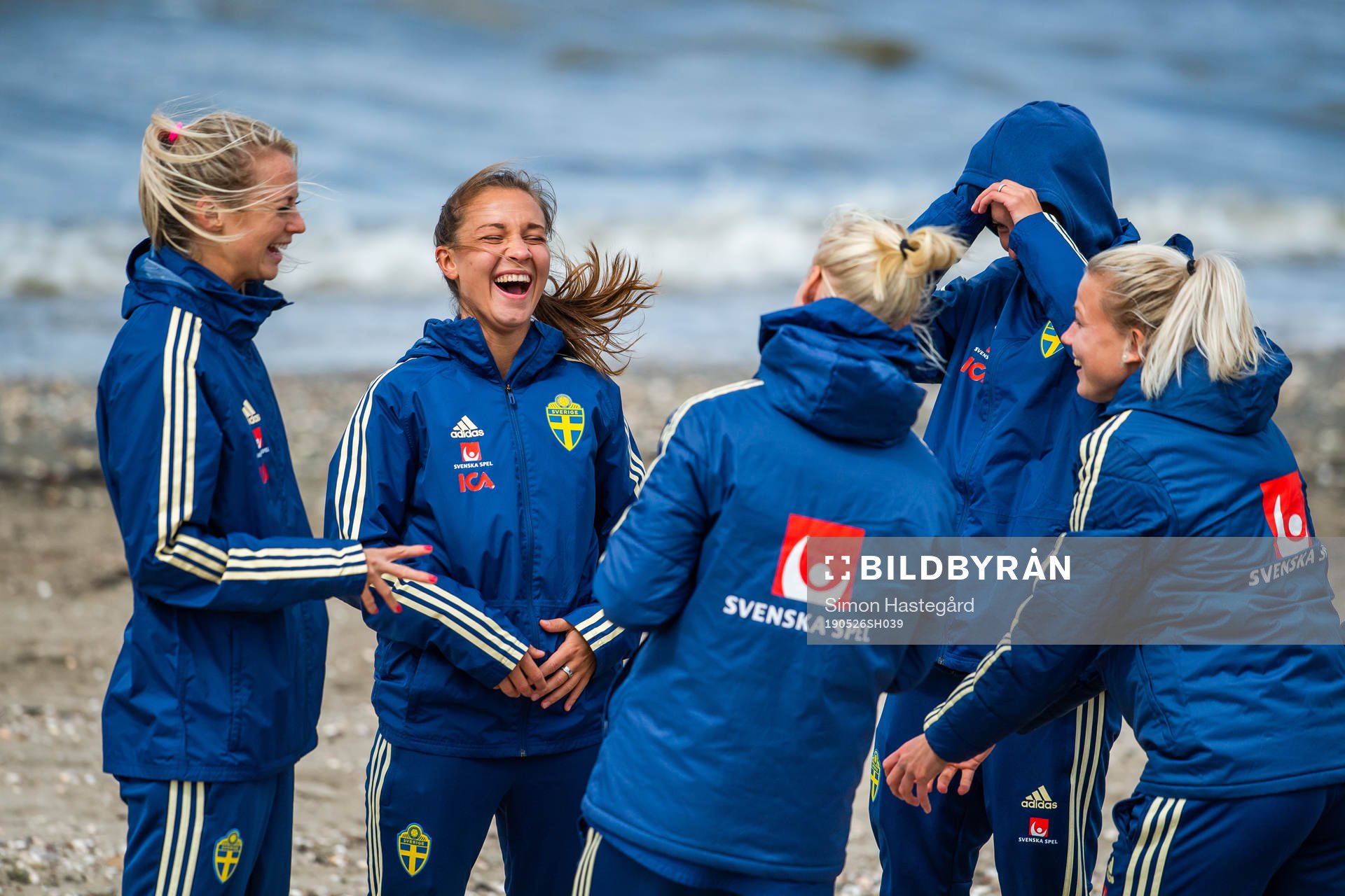 Amanda Ilestedt, Julia Zigiotti Olme and Hanna Glas of