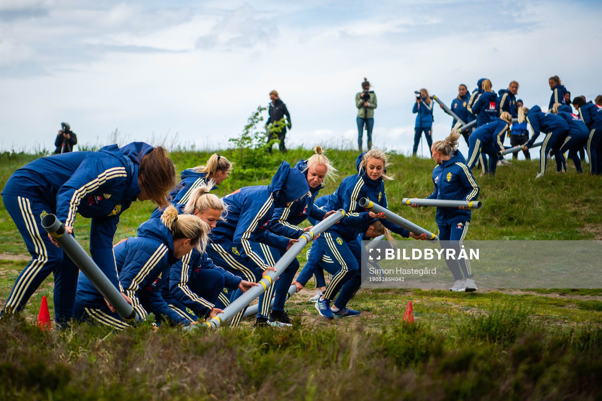 Players of Swedish women national football team