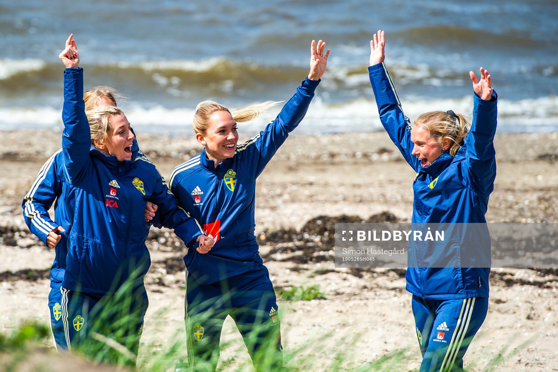 Linda Sembrant, Elin Rubensson and Jonna Andersson of