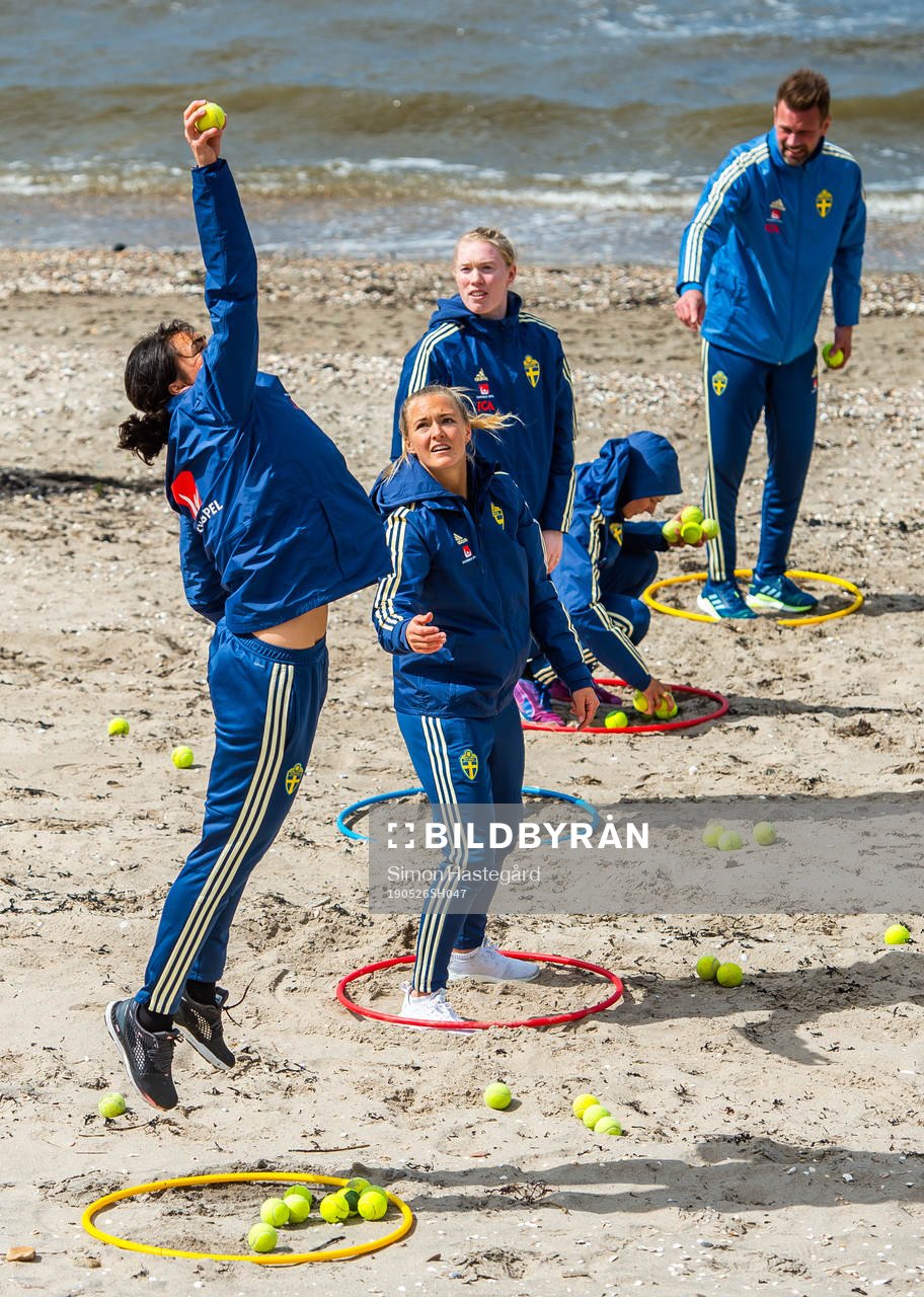 Goalkeeper Zecira Musovic of Swedish women national
