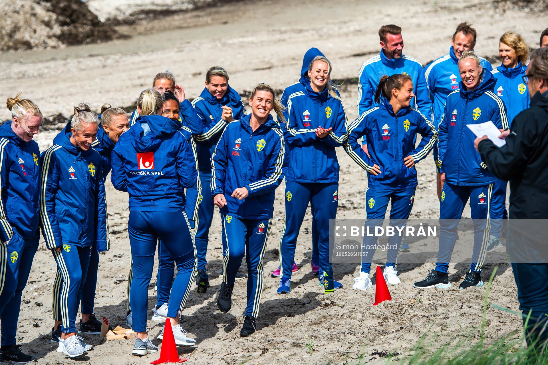 Players and Staff of Swedish women national football team