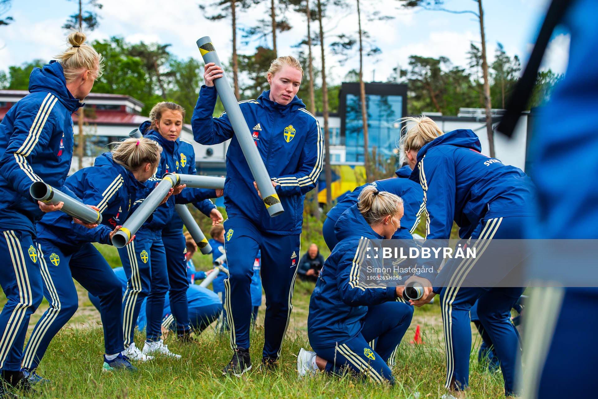 Goalkeeper Hedvig Lindahl of Swedish women national