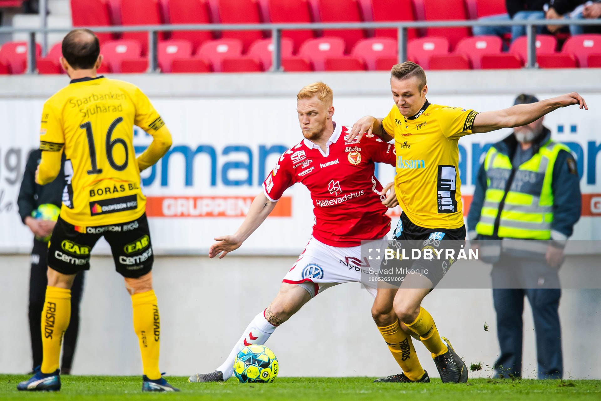 Kalmars Nils Fröling och Elfsborgs Stian Rode Gregersen