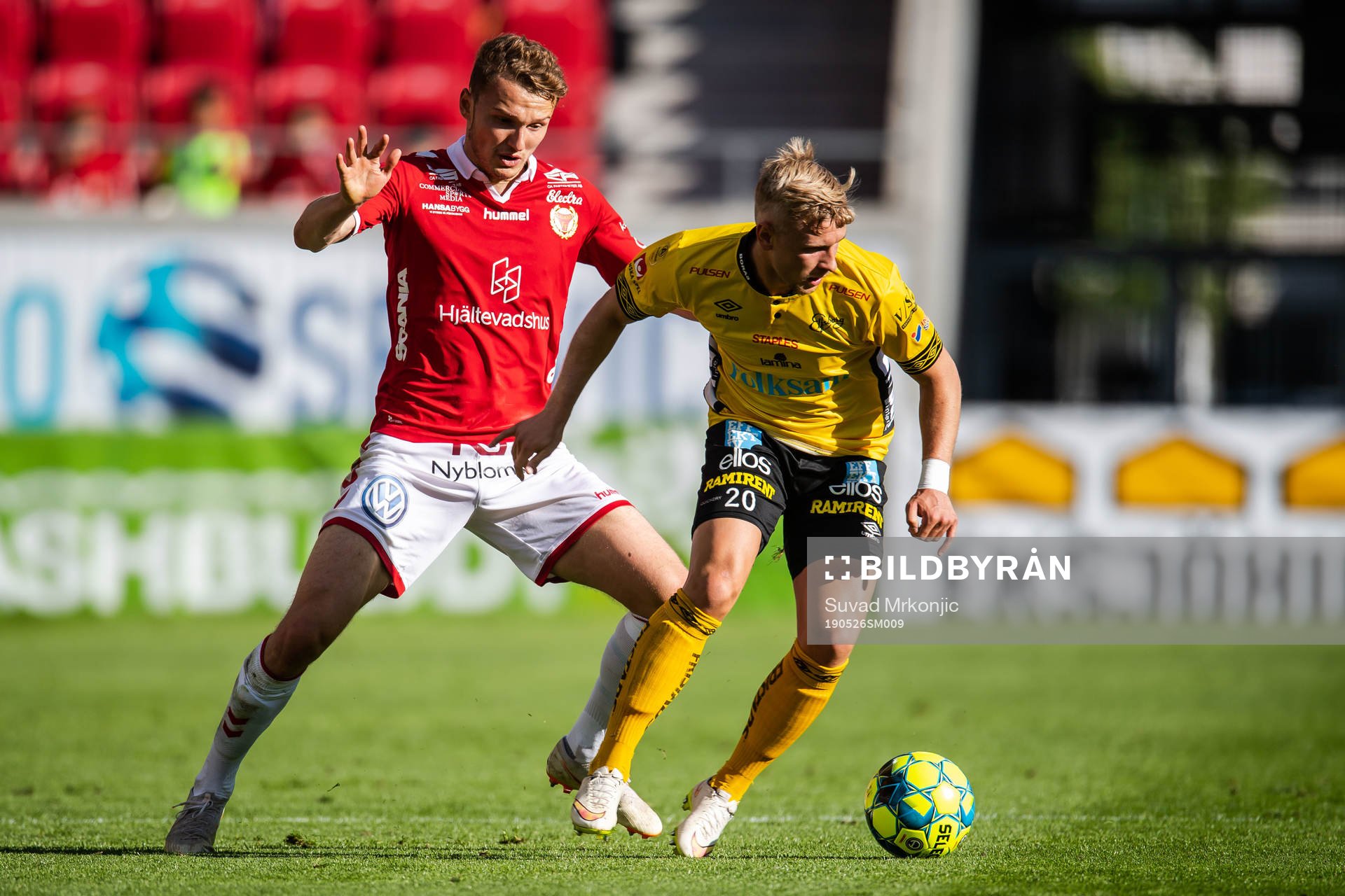Elfsborgs Simon Strand och Kalmars Piotr Johansson